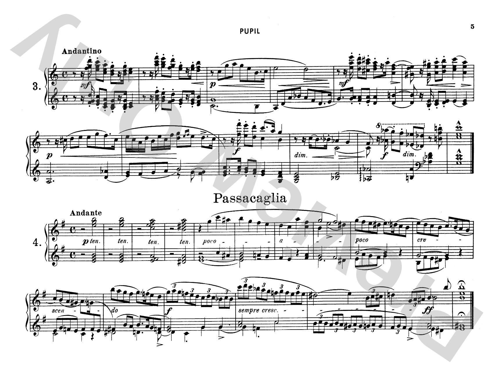 Ruthardt: Teacher and Pupil: Piano Duet (1 Piano, 4 Hands) Comb Bound Book