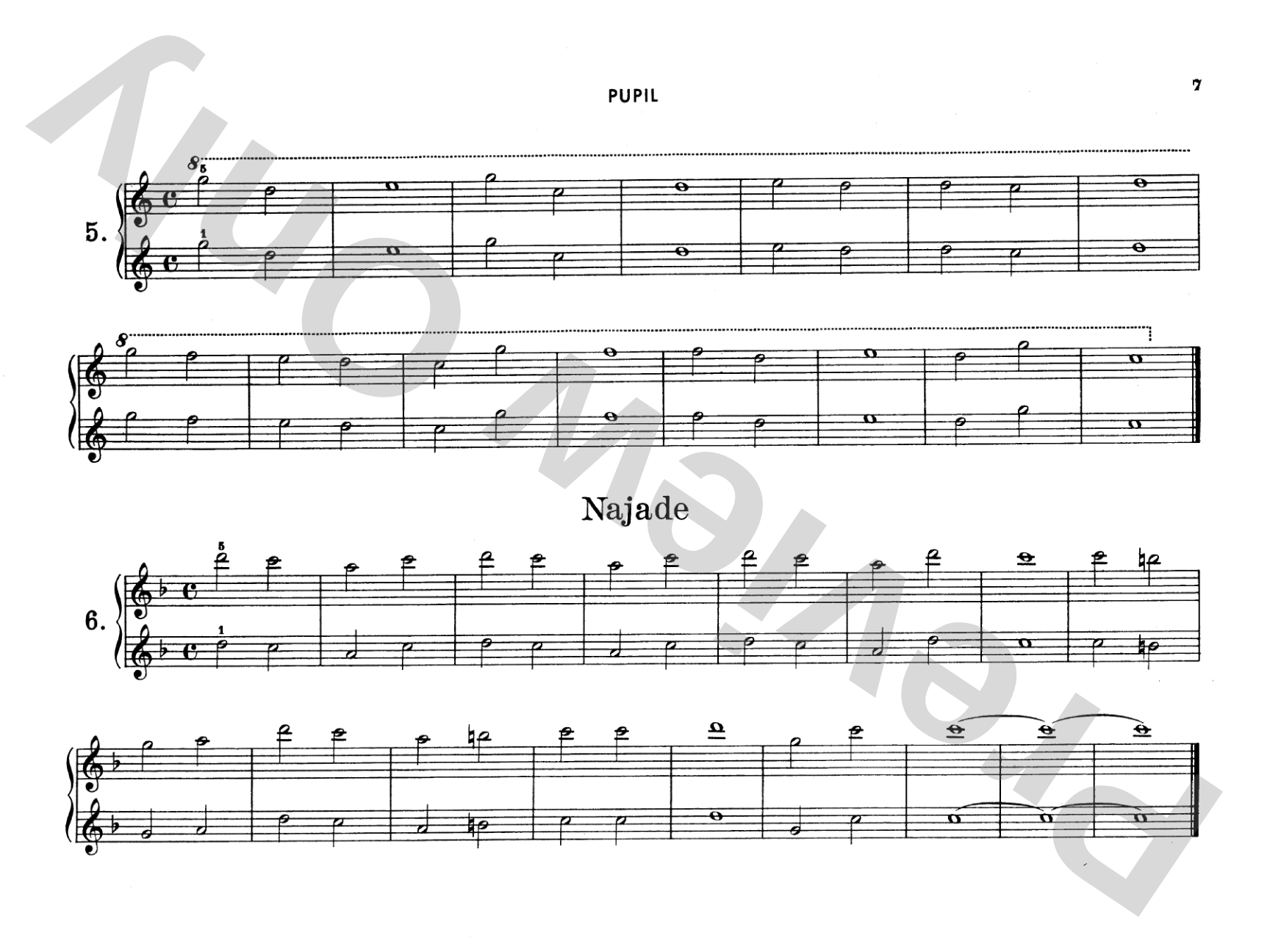 Ruthardt: Teacher and Pupil: Piano Duet (1 Piano, 4 Hands) Comb Bound Book