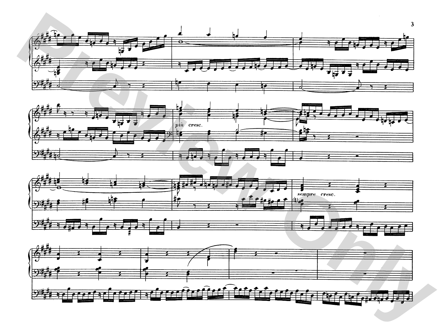 Saint-Saëns: Three Preludes and Fugues, Op. 99: Organ Comb Bound Book
