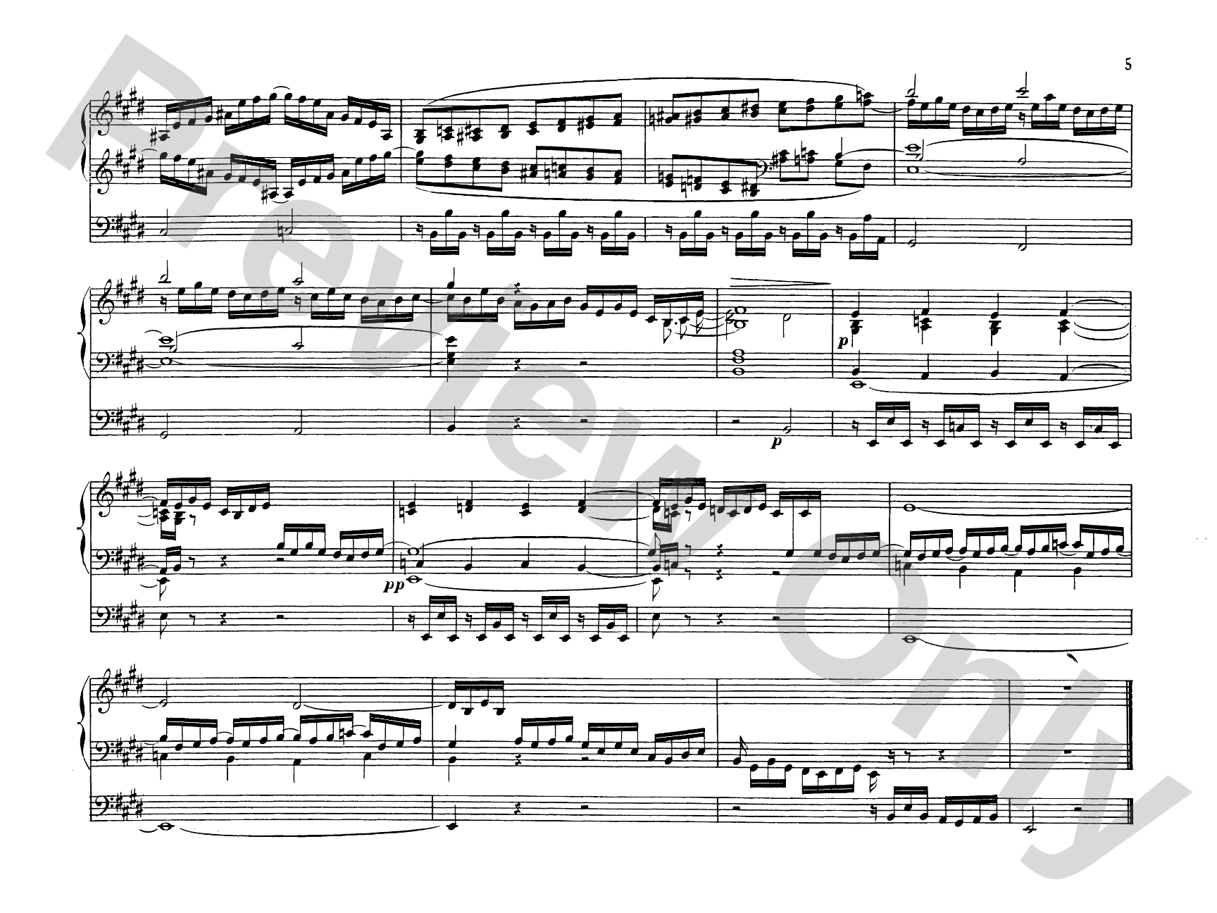 Saint-Saëns: Three Preludes and Fugues, Op. 99: Organ Comb Bound Book