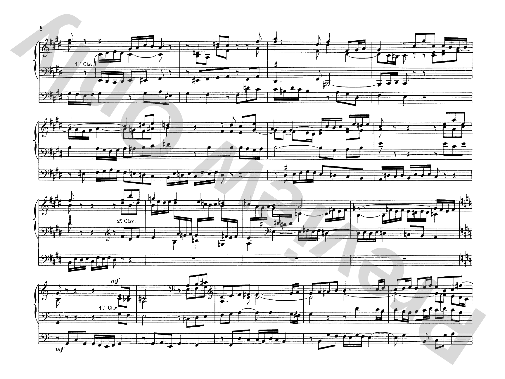 Saint-Saëns: Three Preludes and Fugues, Op. 99: Organ Comb Bound Book