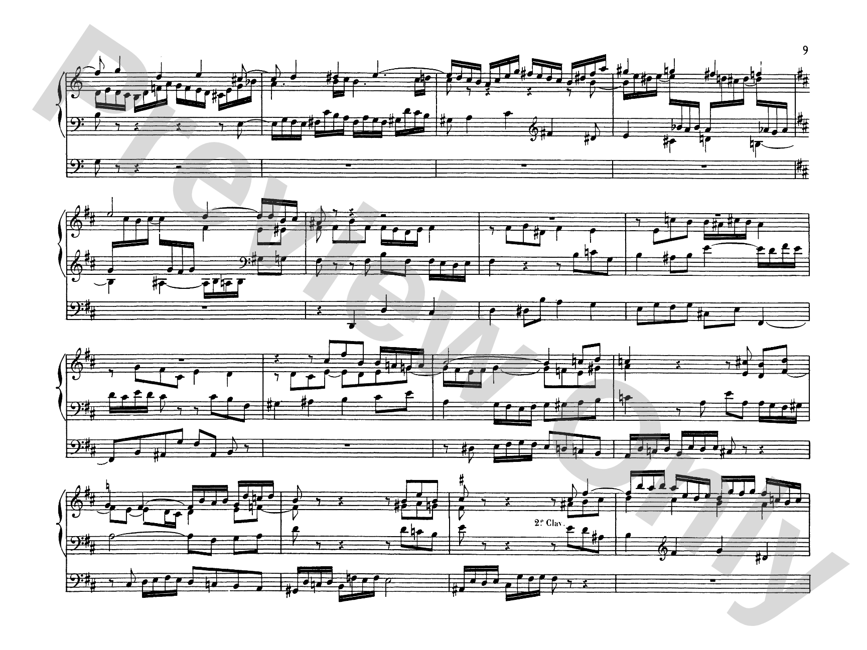 Saint-Saëns: Three Preludes and Fugues, Op. 99: Organ Comb Bound Book