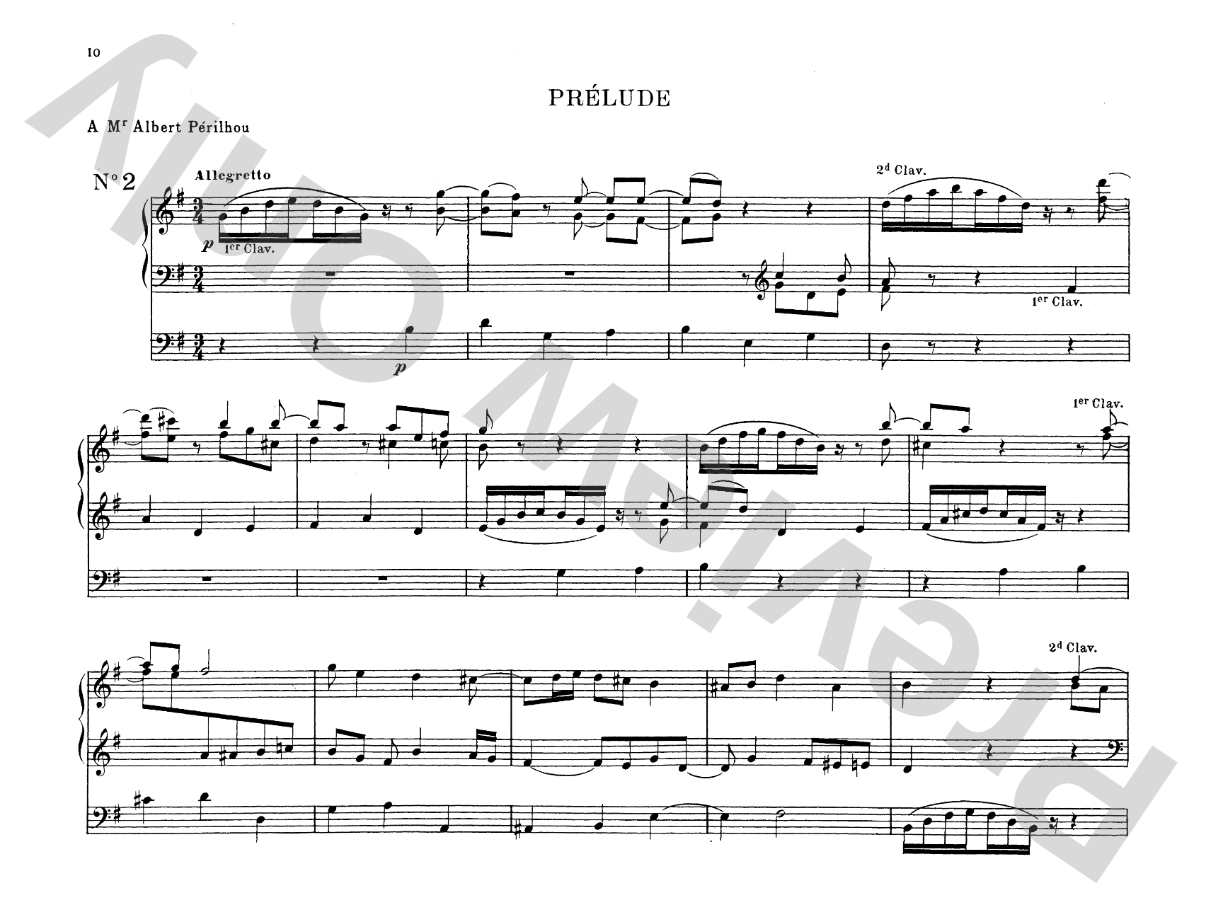 Saint-Saëns: Three Preludes and Fugues, Op. 109