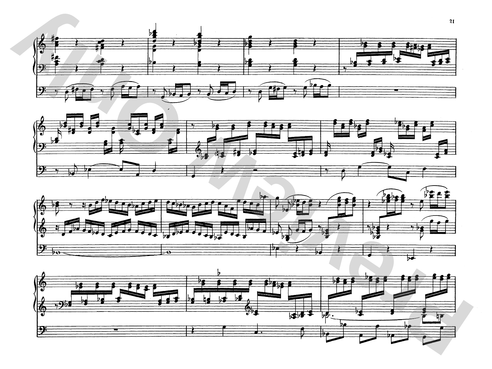Saint-Saëns: Three Preludes and Fugues, Op. 109