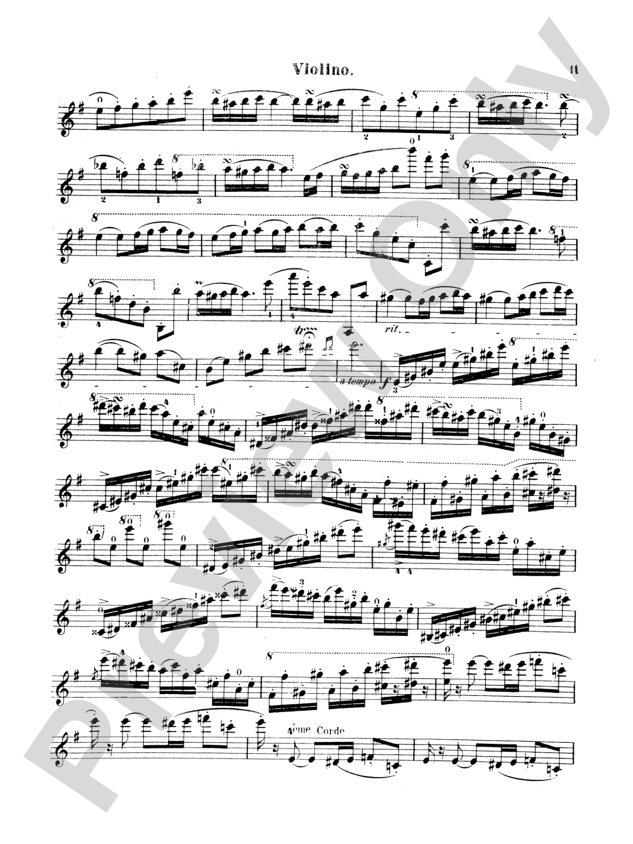 Sarasate: Carmen Fantasy, Op. 25: Violin Book