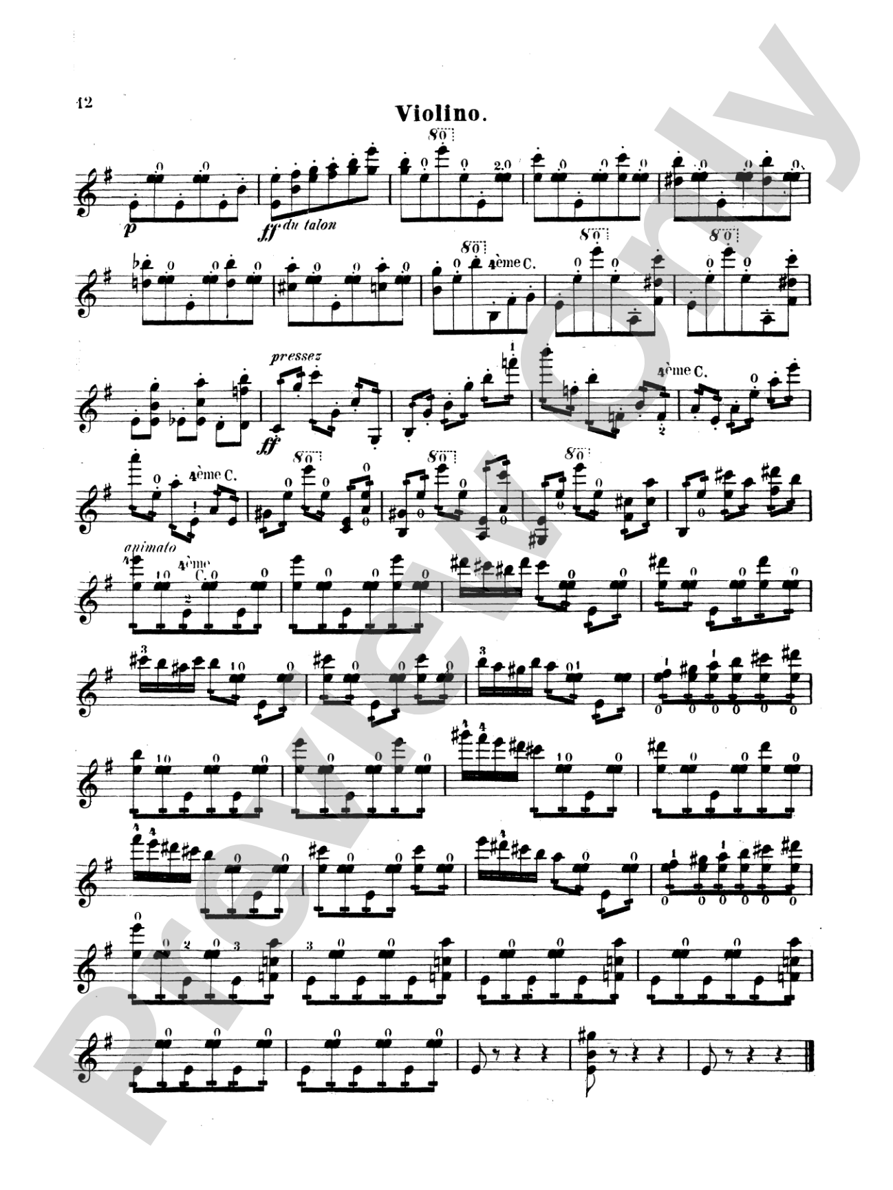 Sarasate: Carmen Fantasy, Op. 25: Violin Book