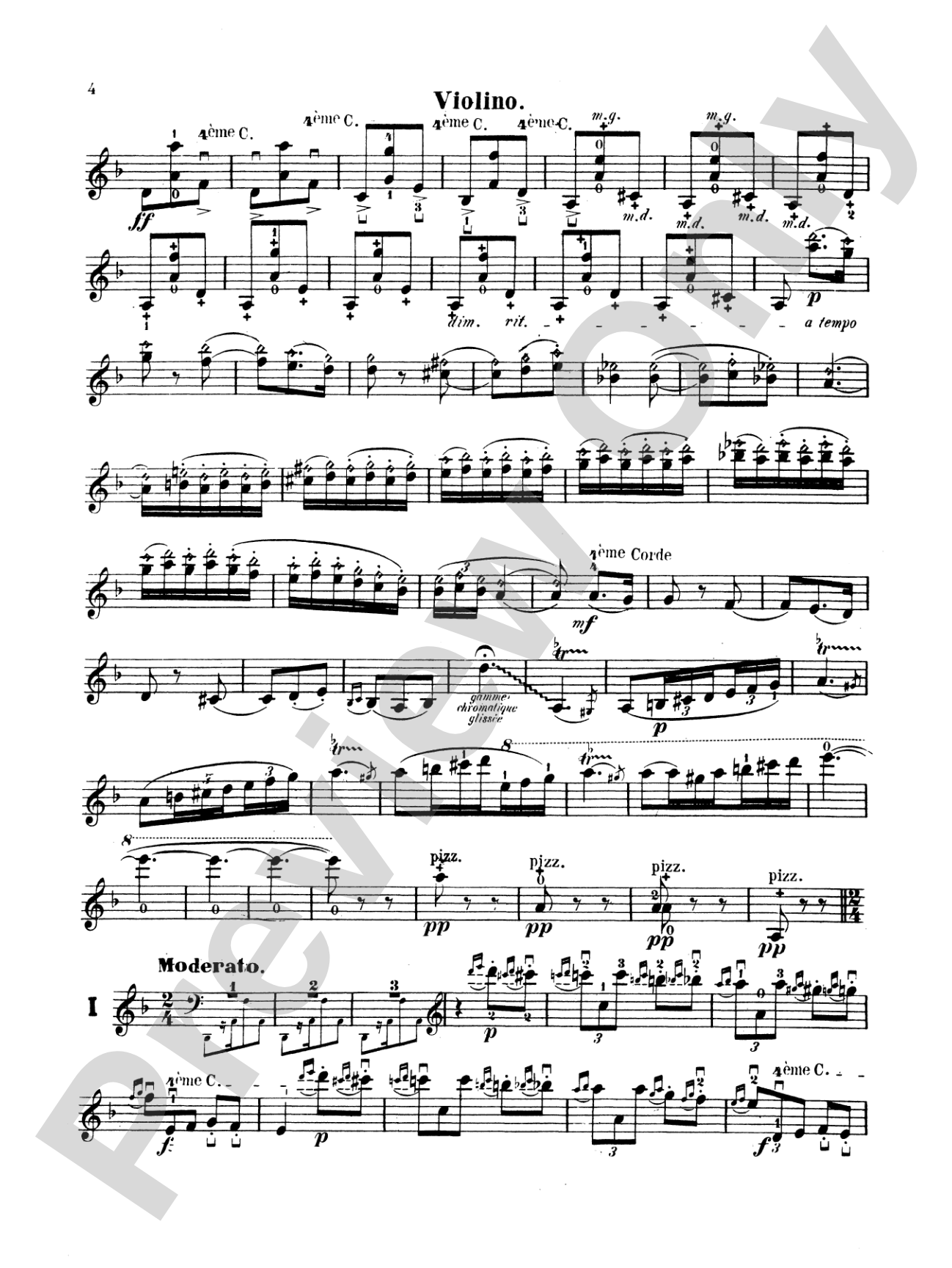 Sarasate: Carmen Fantasy, Op. 25: Violin Book
