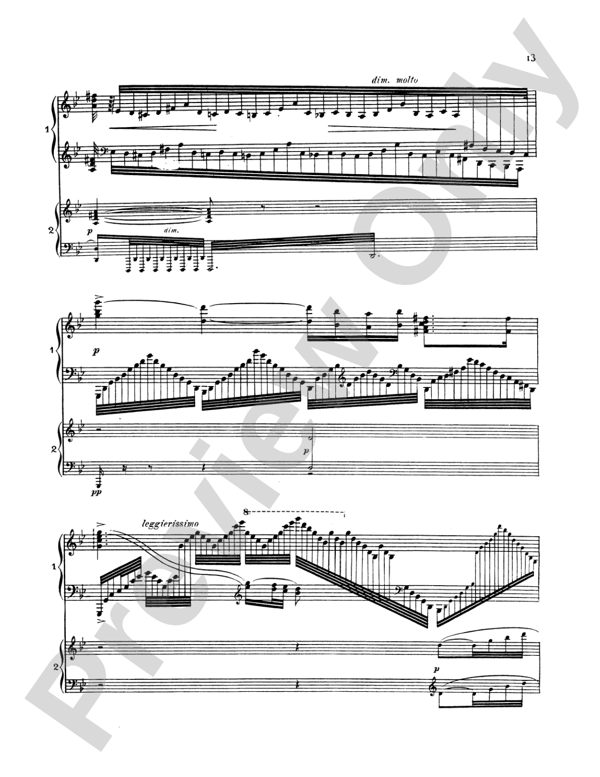Saint-Saëns: Piano Concerto No. 2 in G Minor, Op. 22: Piano Duo (2 Pianos, 4 Hands) Book (2 copies required)