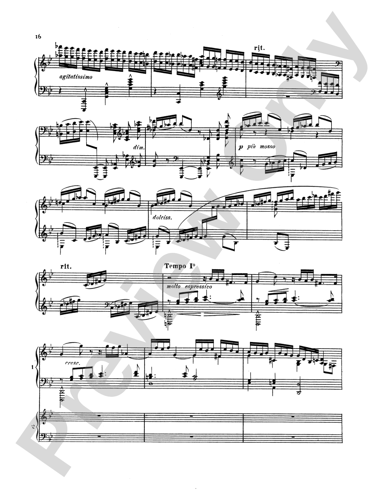 Saint-Saëns: Piano Concerto No. 2 in G Minor, Op. 22: Piano Duo (2 Pianos, 4 Hands) Book (2 copies required)
