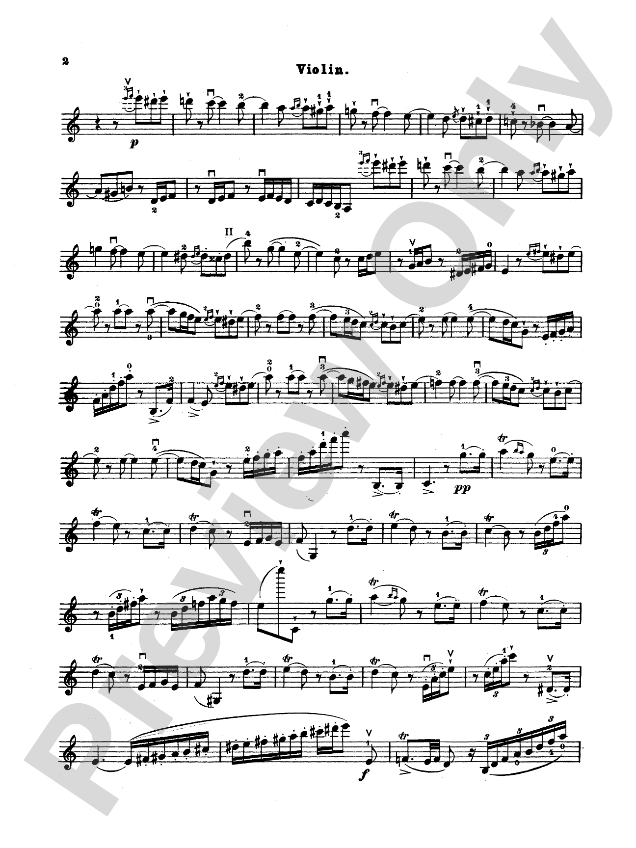 Saint-Saëns: Introduction and Rondo Capriccioso, Op. 28: Violin Book