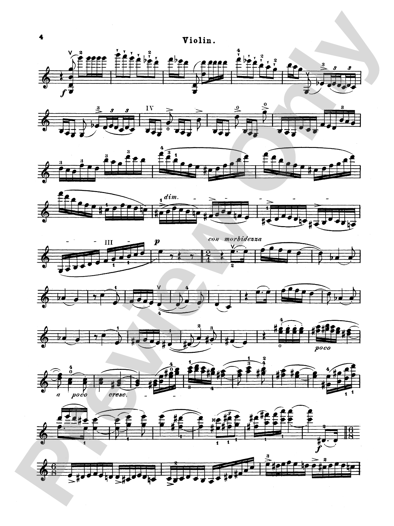 Saint-Saëns: Introduction and Rondo Capriccioso, Op. 28: Violin Book