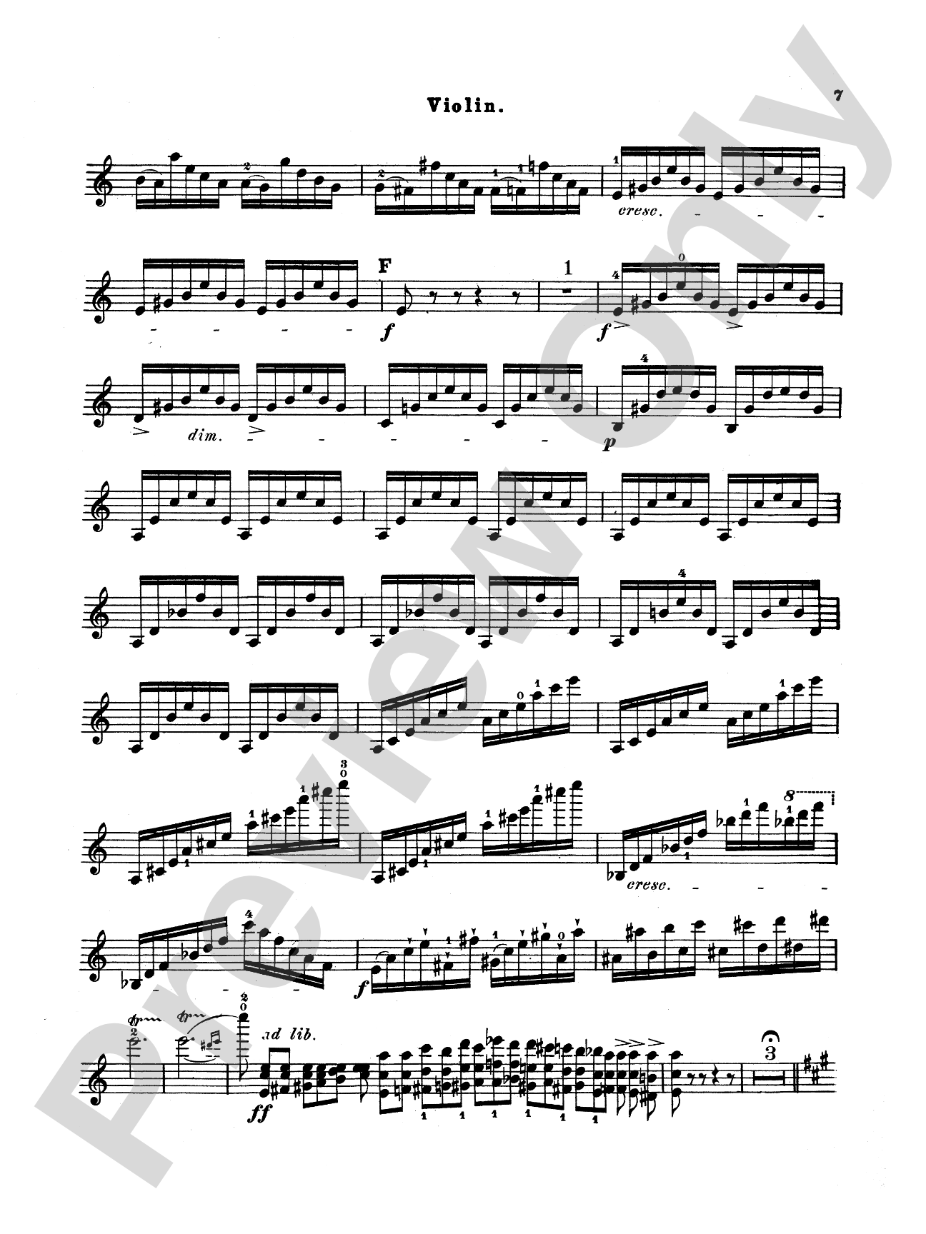 Saint-Saëns: Introduction and Rondo Capriccioso, Op. 28: Violin Book