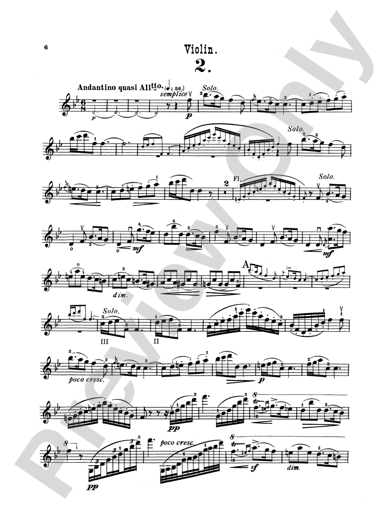 Saint-Saëns: Violin Concerto No. 3 in B Minor, Op. 61: Violin Book
