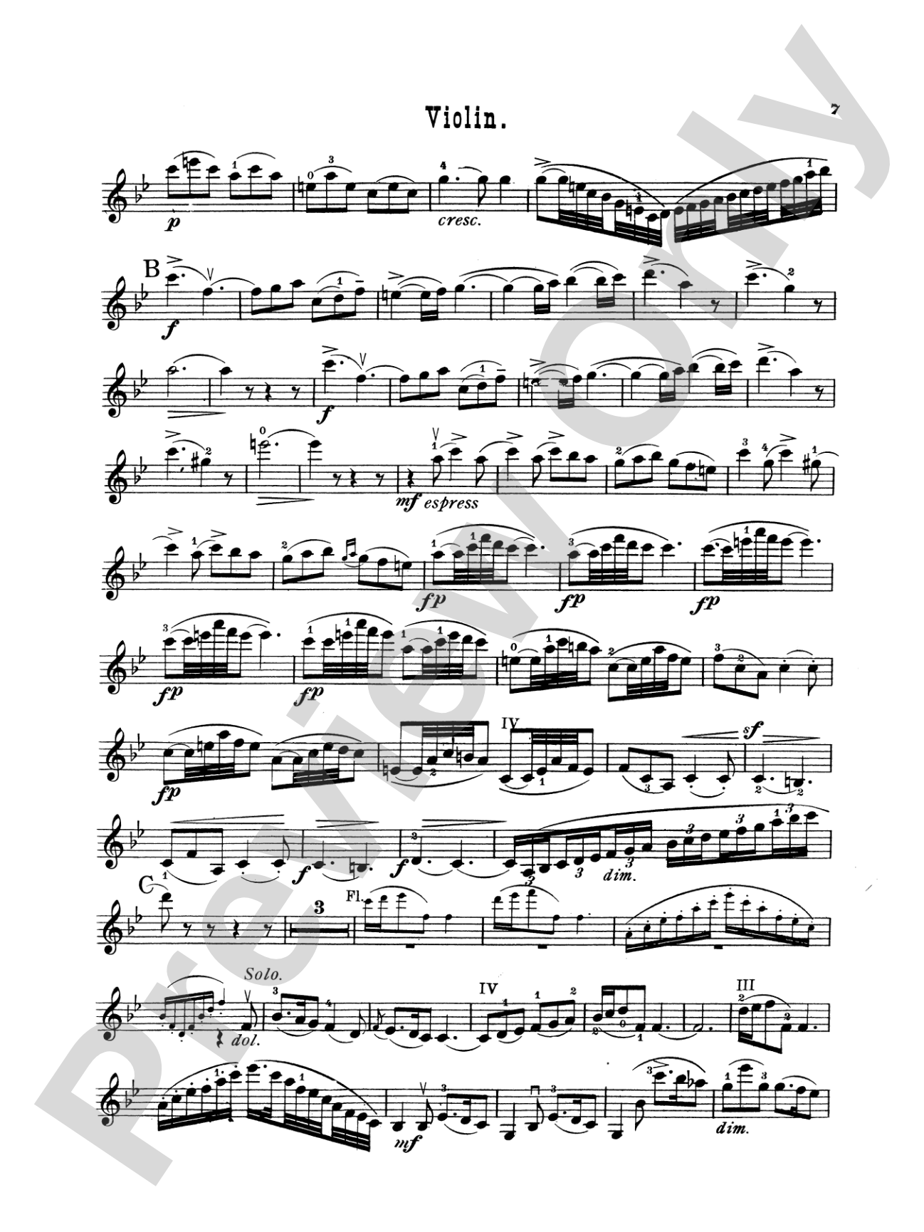 Saint-Saëns: Violin Concerto No. 3 in B Minor, Op. 61: Violin Book