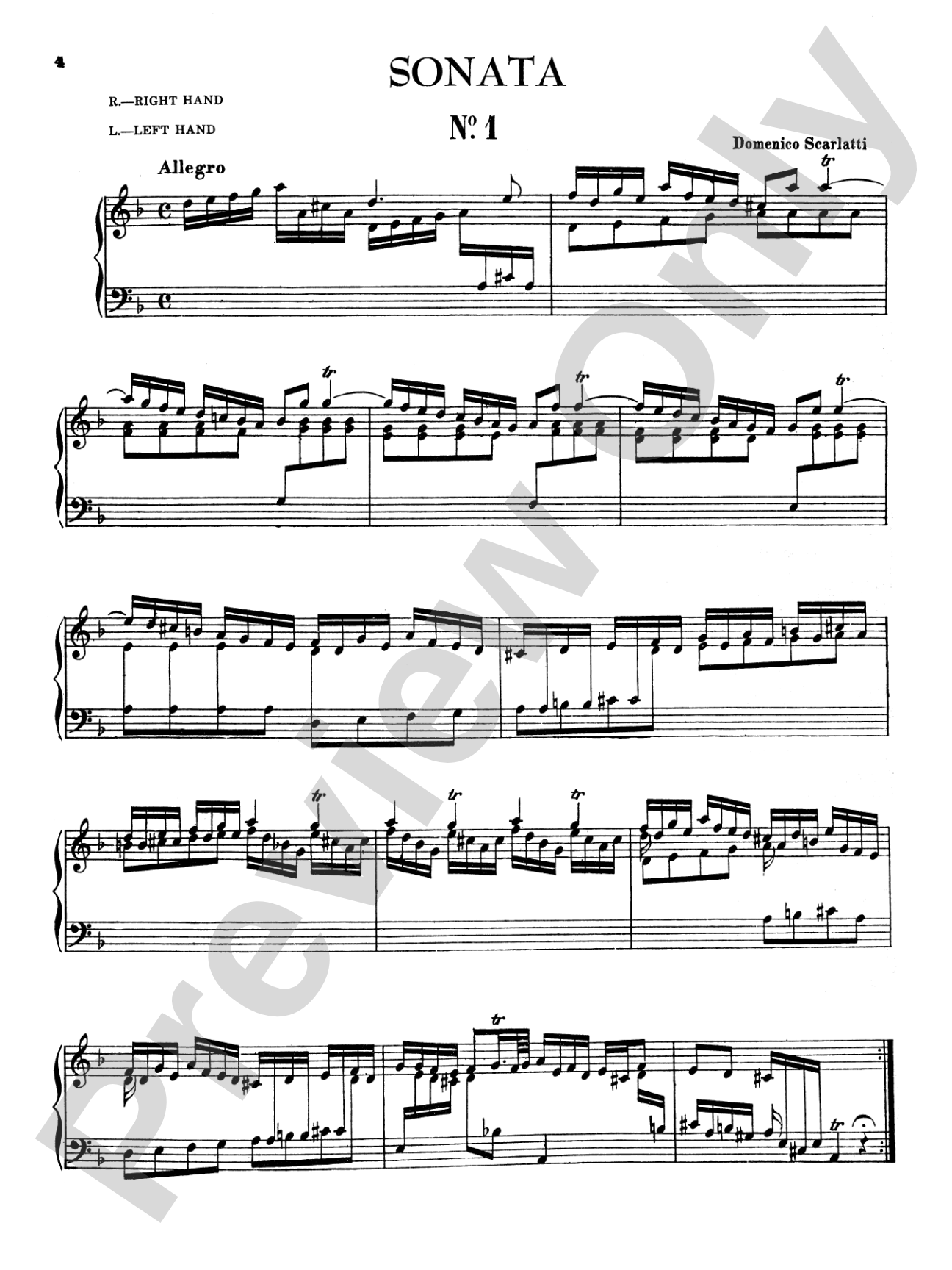 Scarlatti: Sixty Sonatas, Volume I: Piano Book