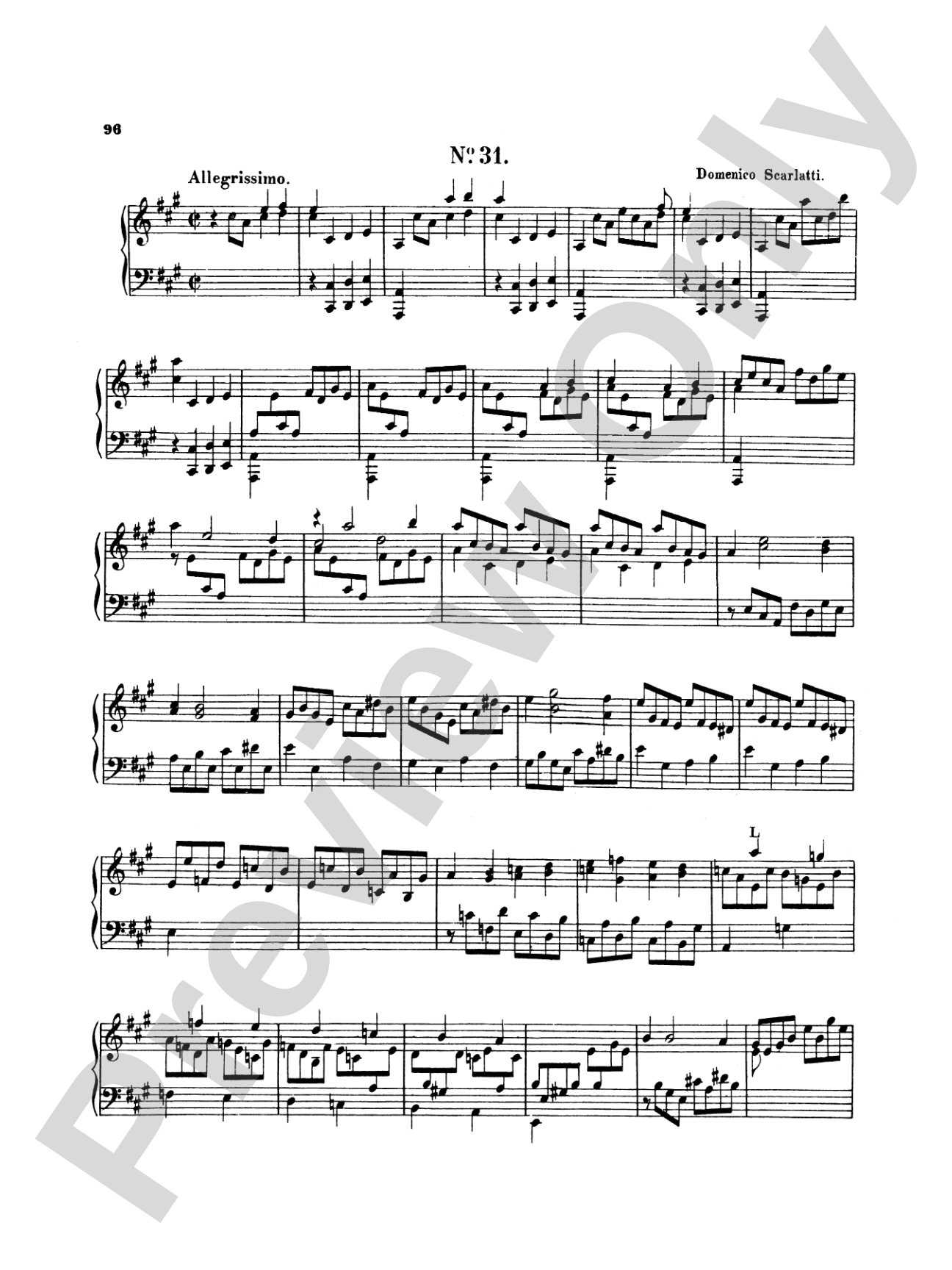 Scarlatti: Sixty Sonatas, Volume II: Piano Book