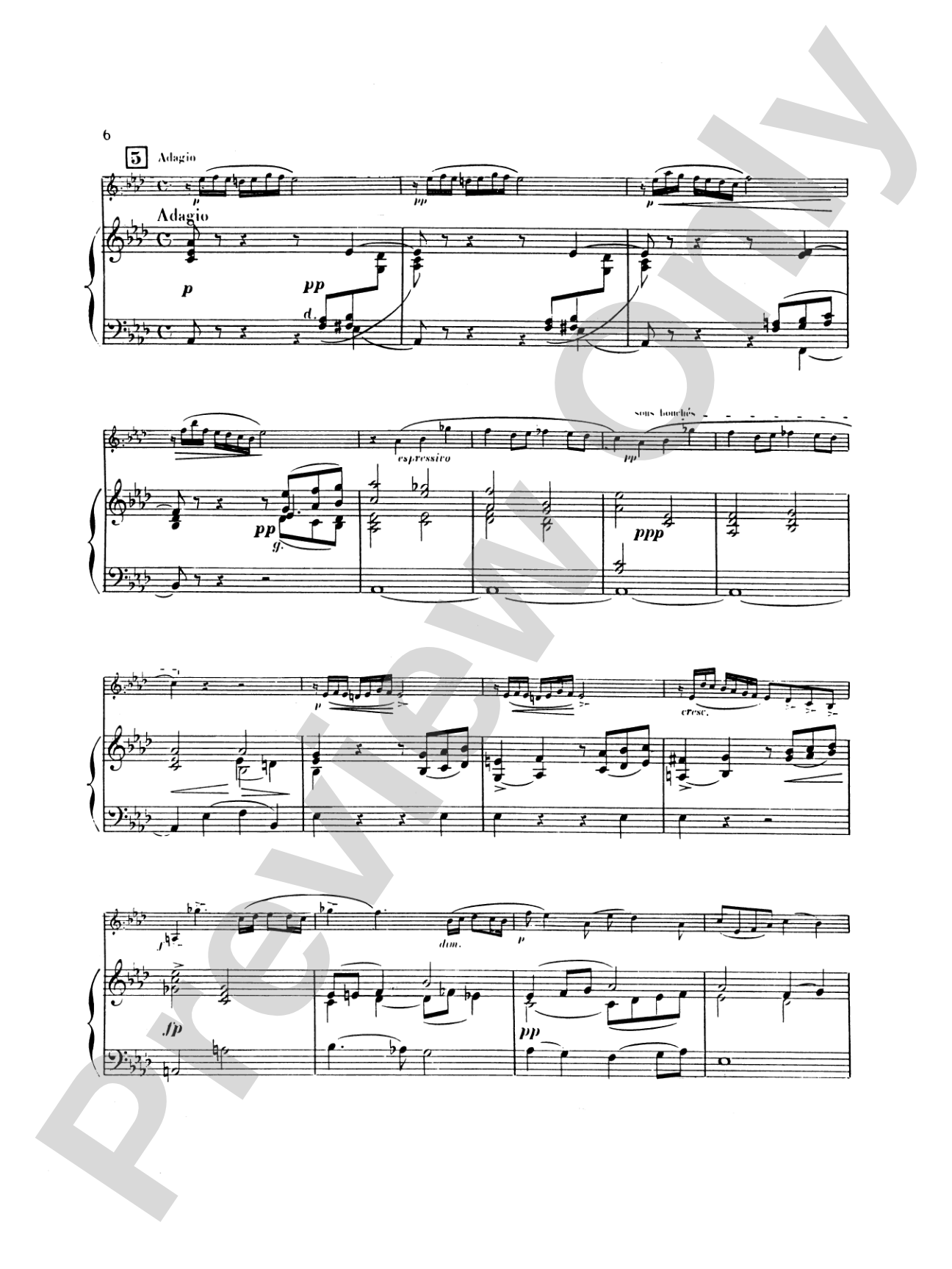 Saint-Saëns: Morceau de Concert, Op. 94: French Horn Part(s)