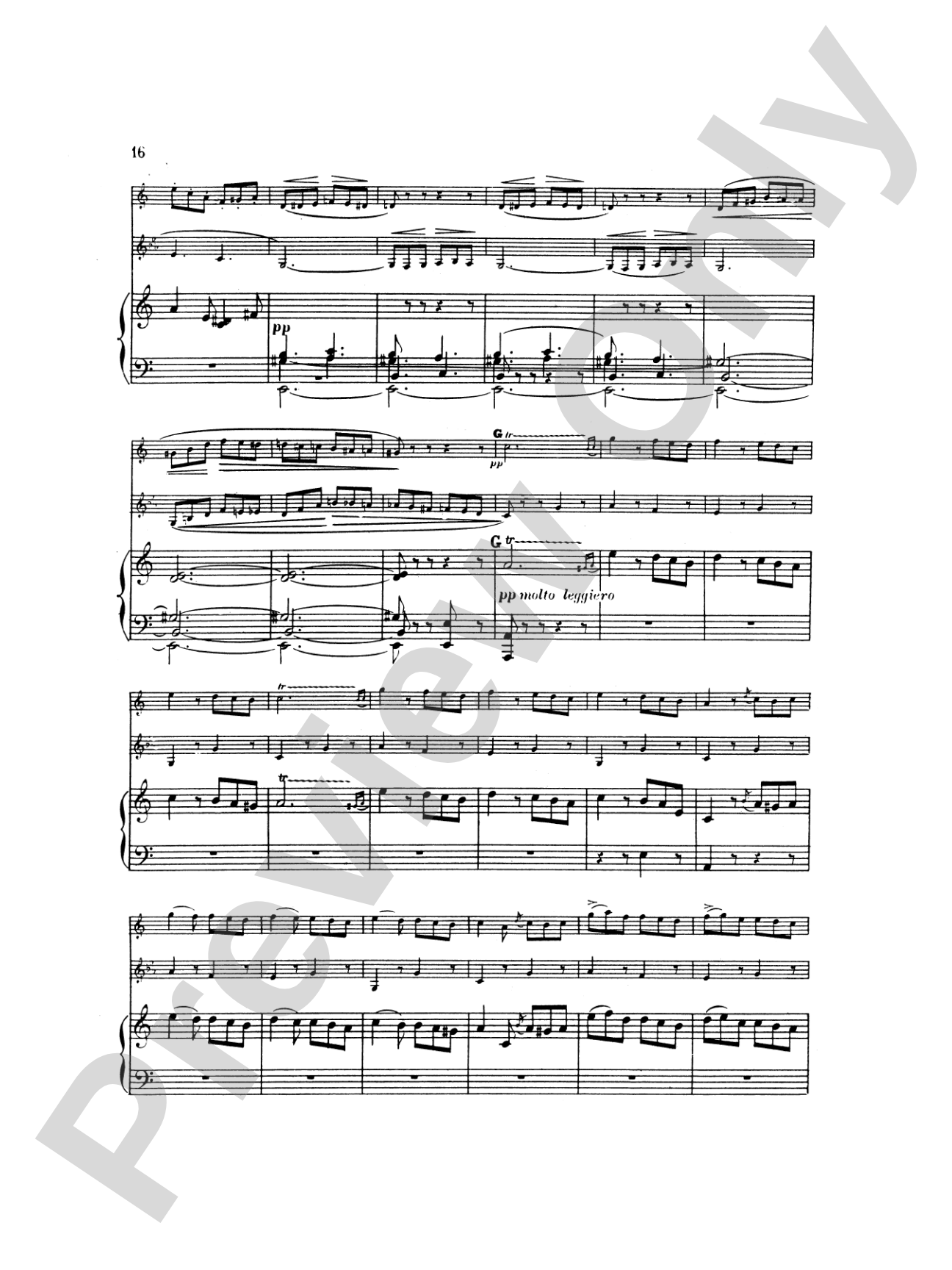 Saint-Saëns: Tarantelle, Op. 6: Chamber Duo Score & Parts