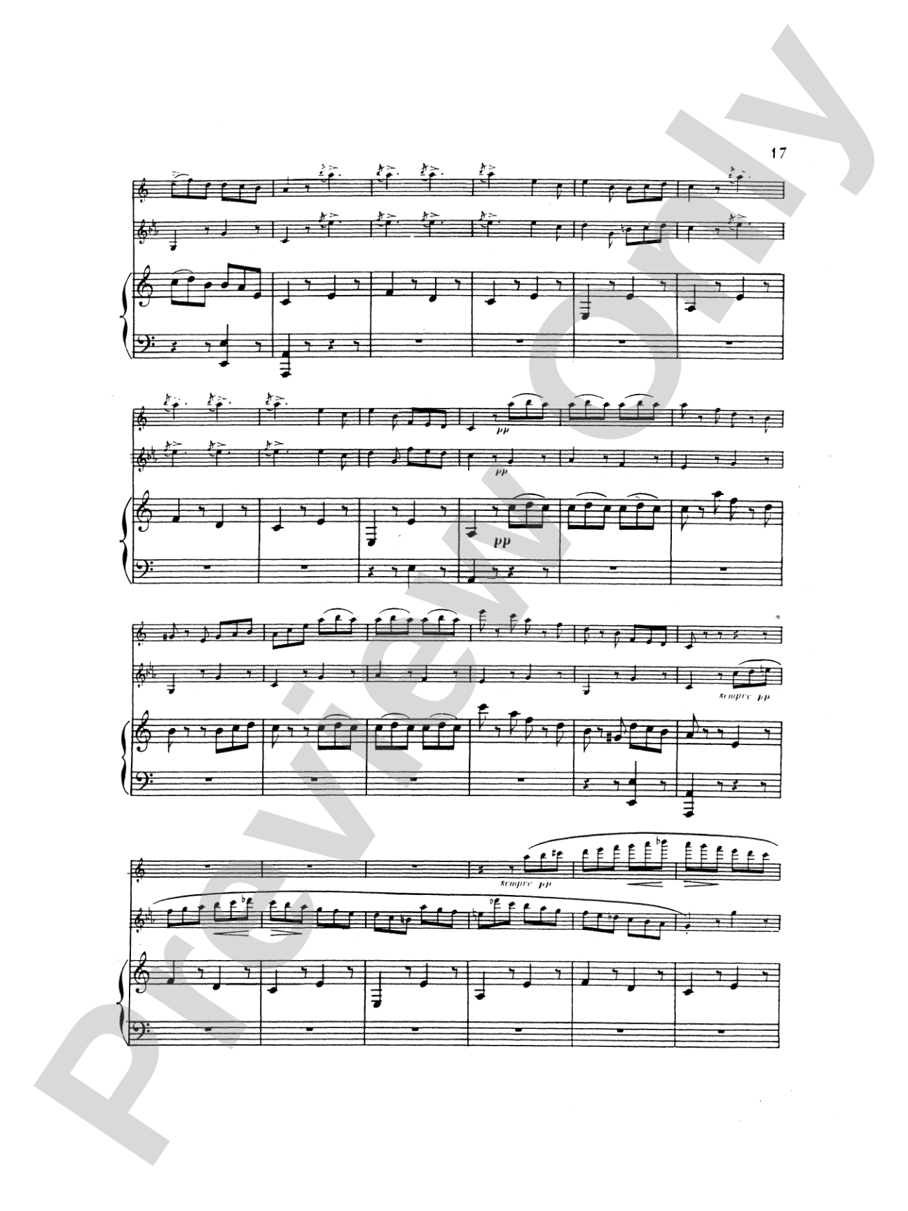 Saint-Saëns: Tarantelle, Op. 6: Chamber Duo Score & Parts