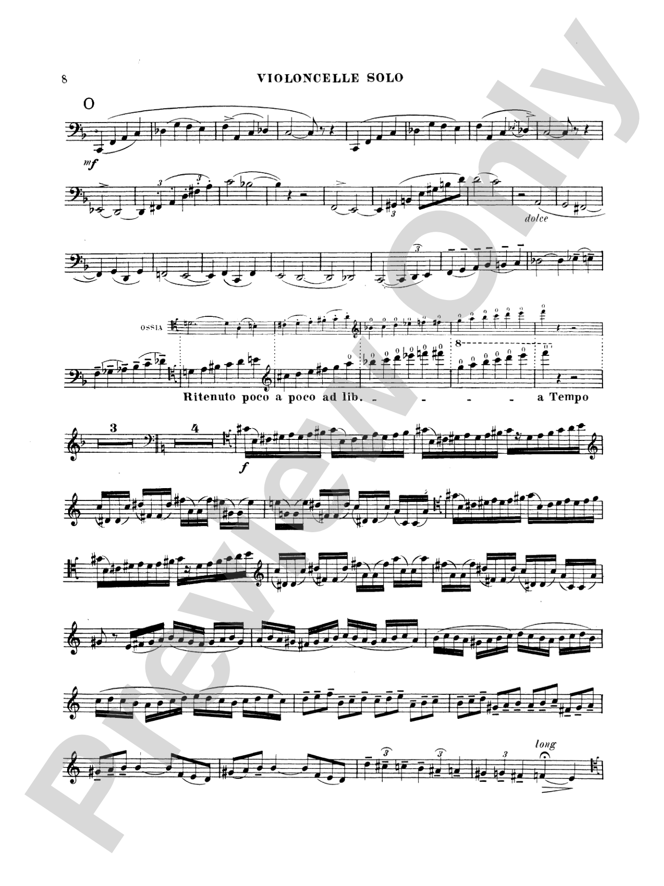 Saint-Saëns: Cello Concerto No. 1, Op. 33: Cello Book
