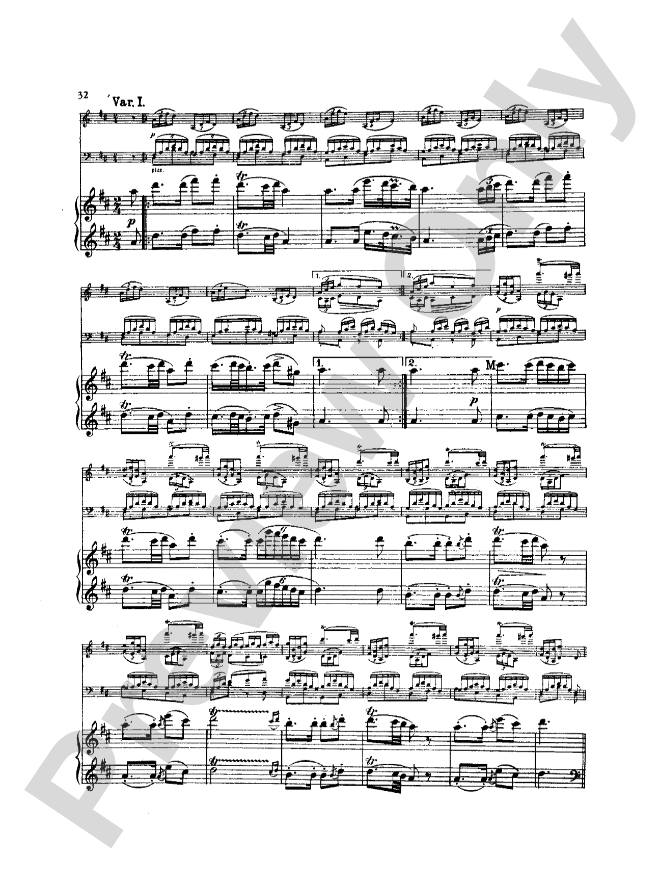 Schubert: "The Trout" Quintet, Op. 114: String Quintet Book