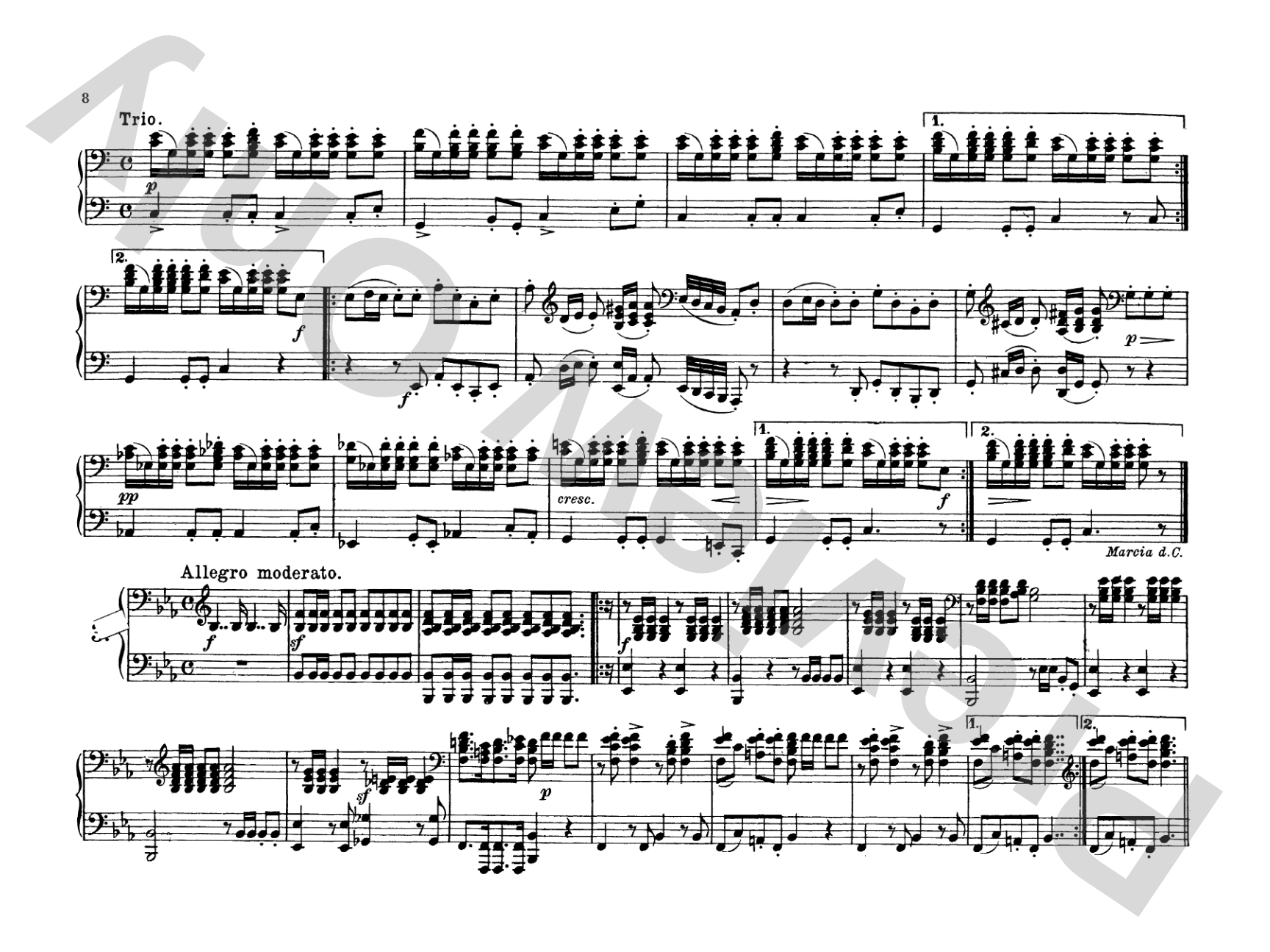Schubert: Original Compositions for Four Hands, Volume II: Piano Duet (1 Piano, 4 Hands) Comb Bound Book