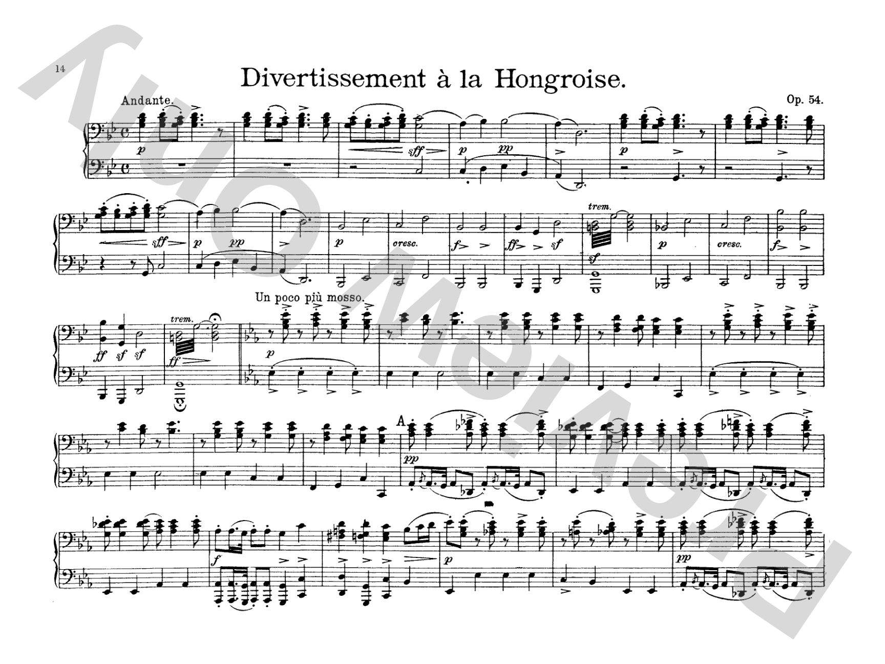 Schubert: Original Compositions for Four Hands, Volume II