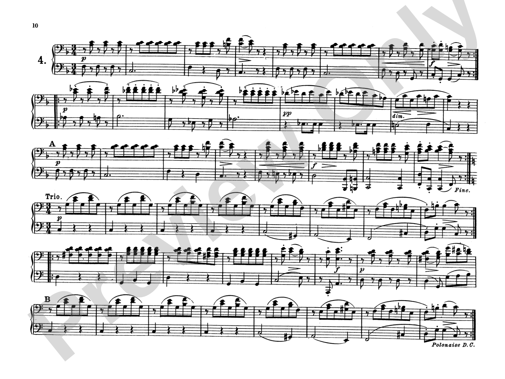 Schubert: Original Compositions for Four Hands, Volume III