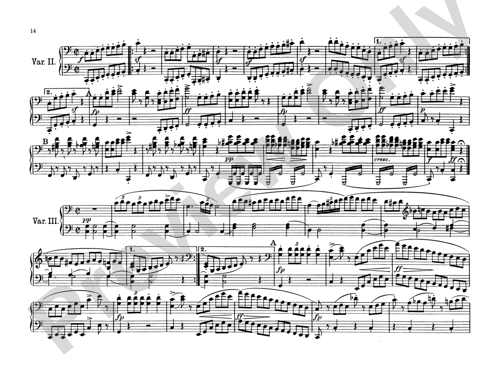 Schubert: Original Compositions for Four Hands, Volume III