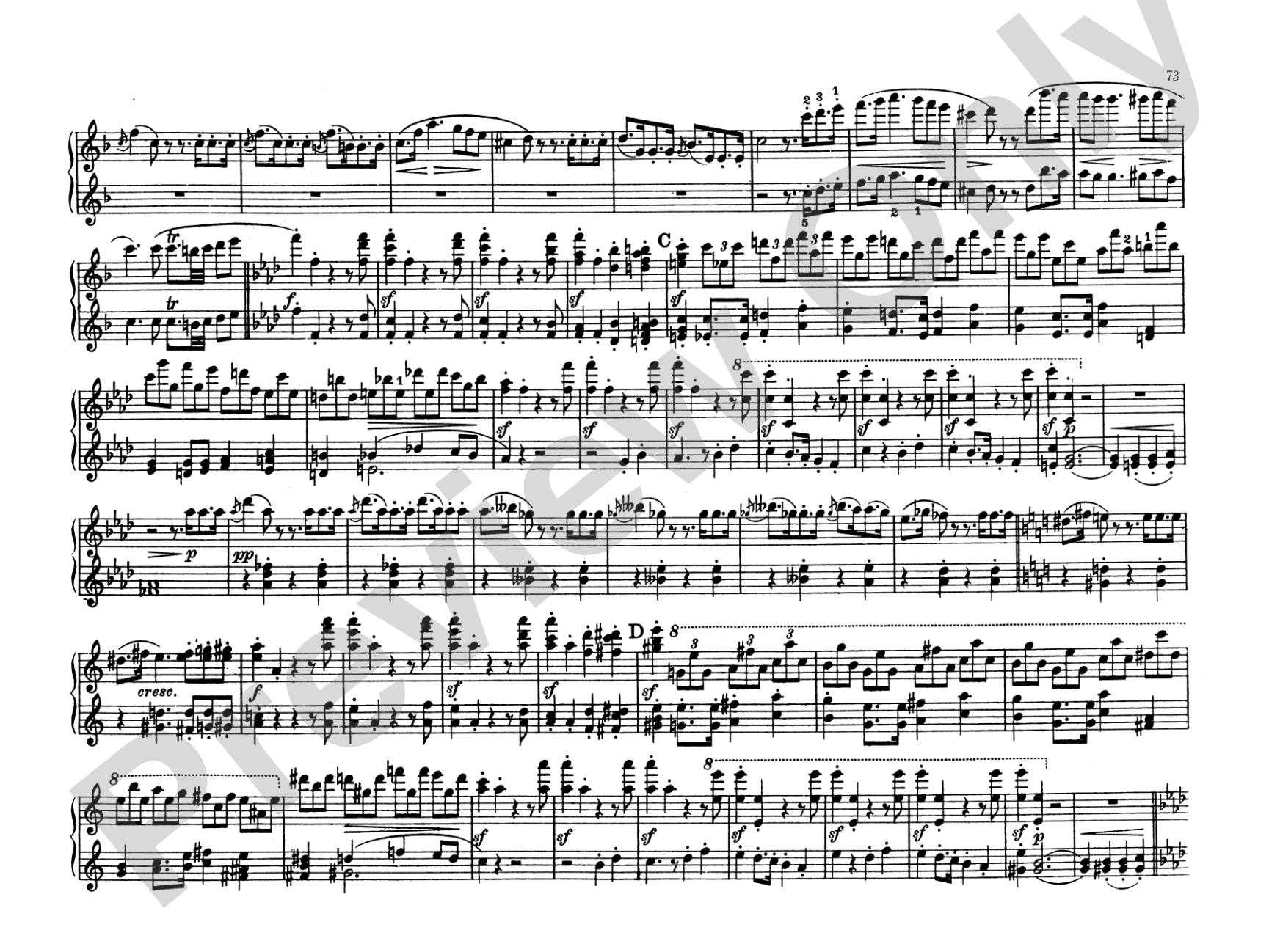 Schubert: Original Compositions for Four Hands, Volume III
