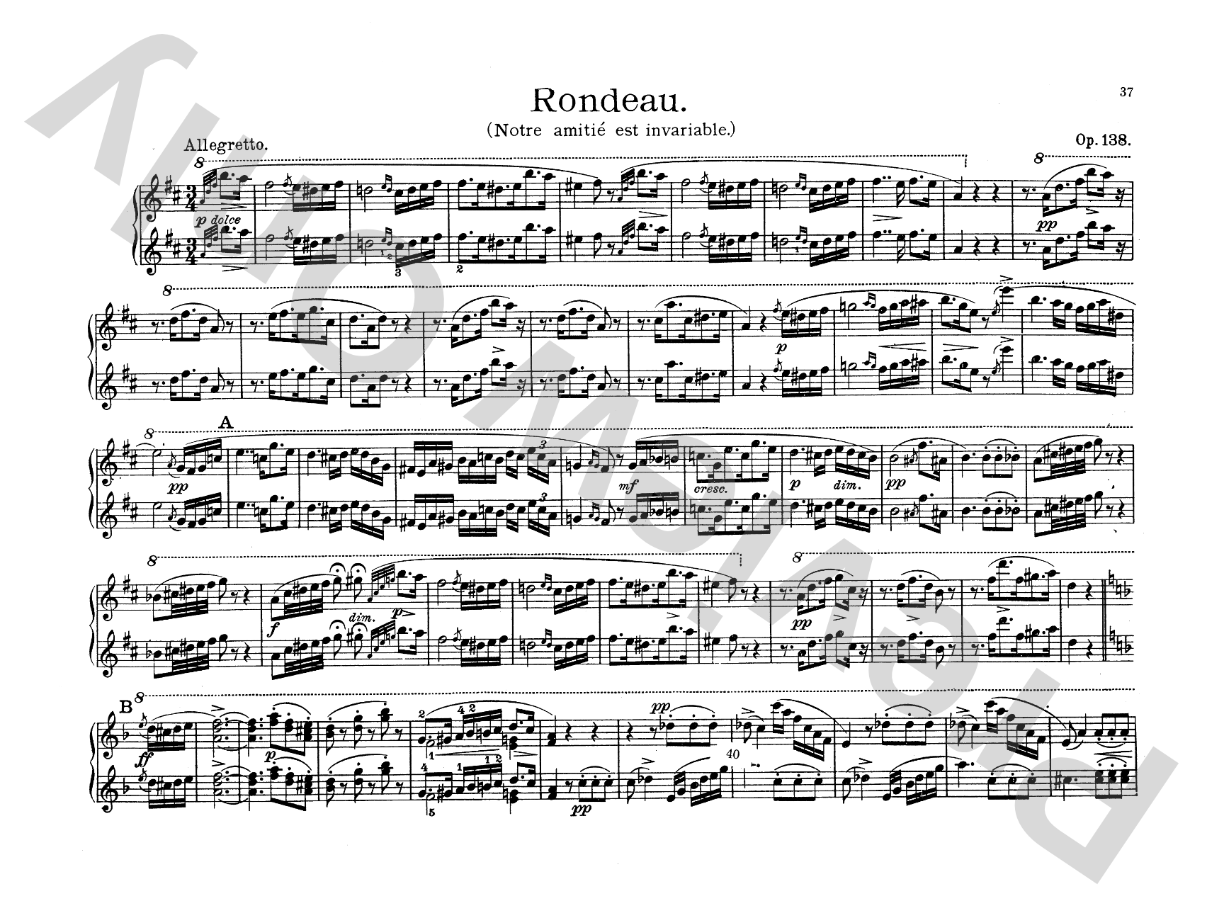 Schubert: Original Compositions for Four Hands, Volume IV