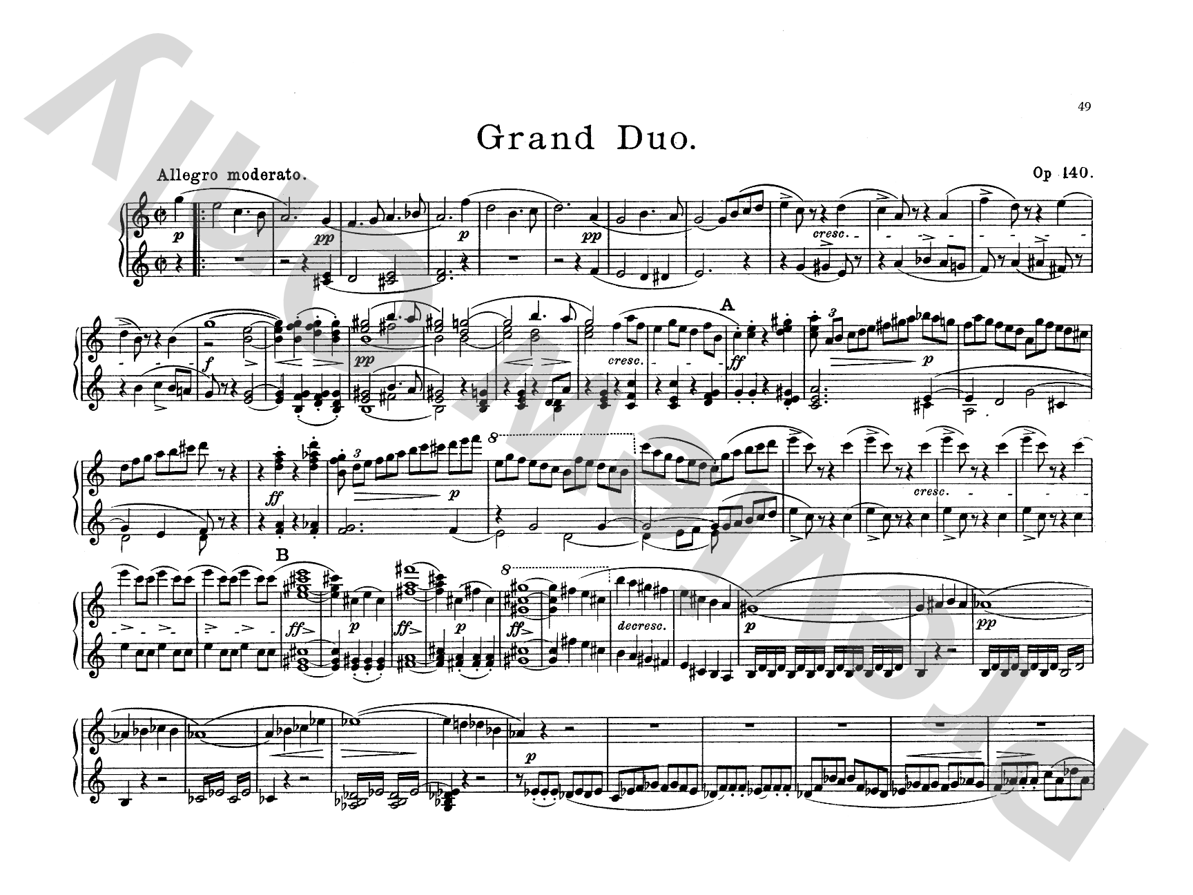 Schubert: Original Compositions for Four Hands, Volume IV