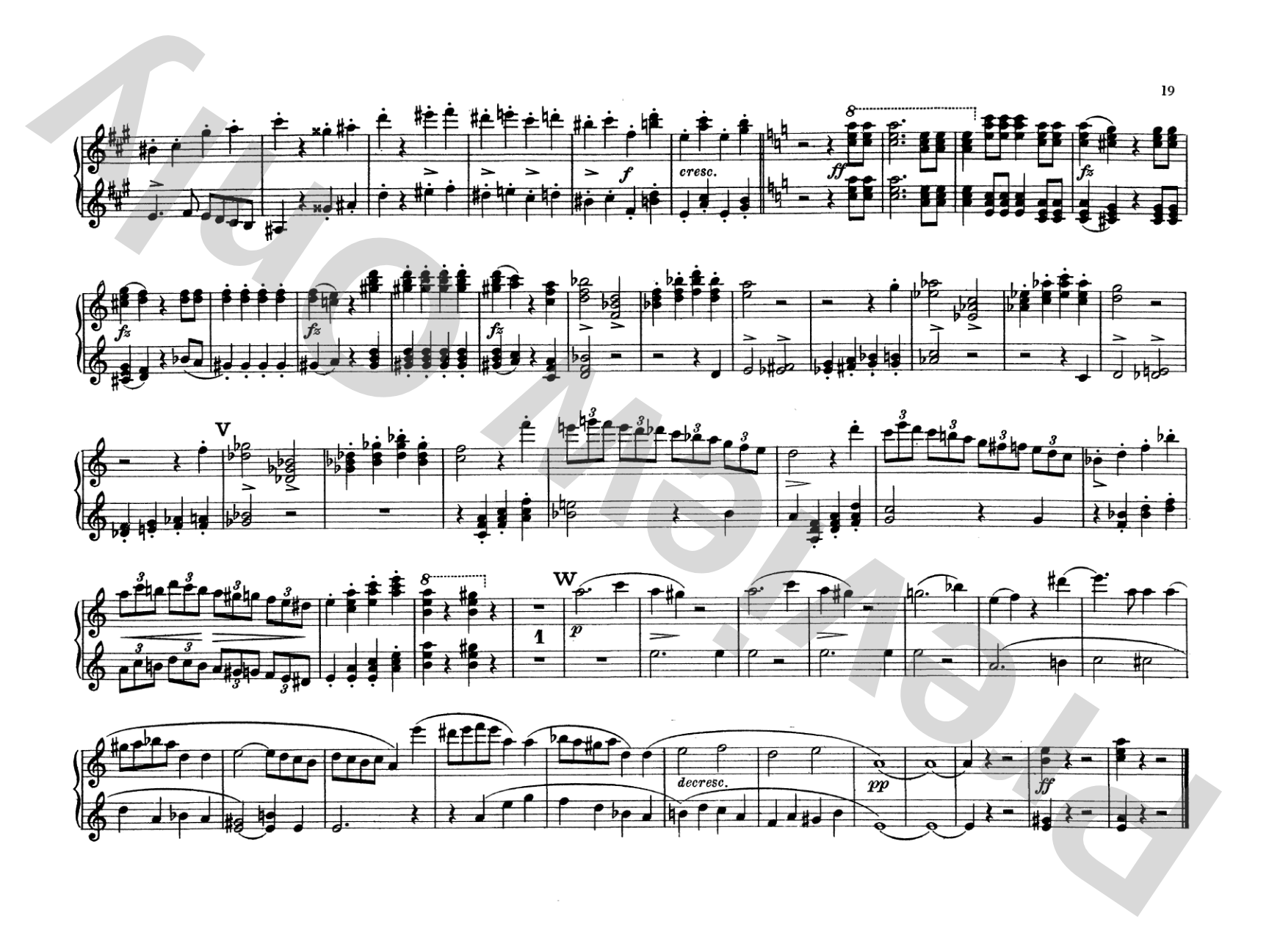 Schubert: Original Compositions for Four Hands, Volume V
