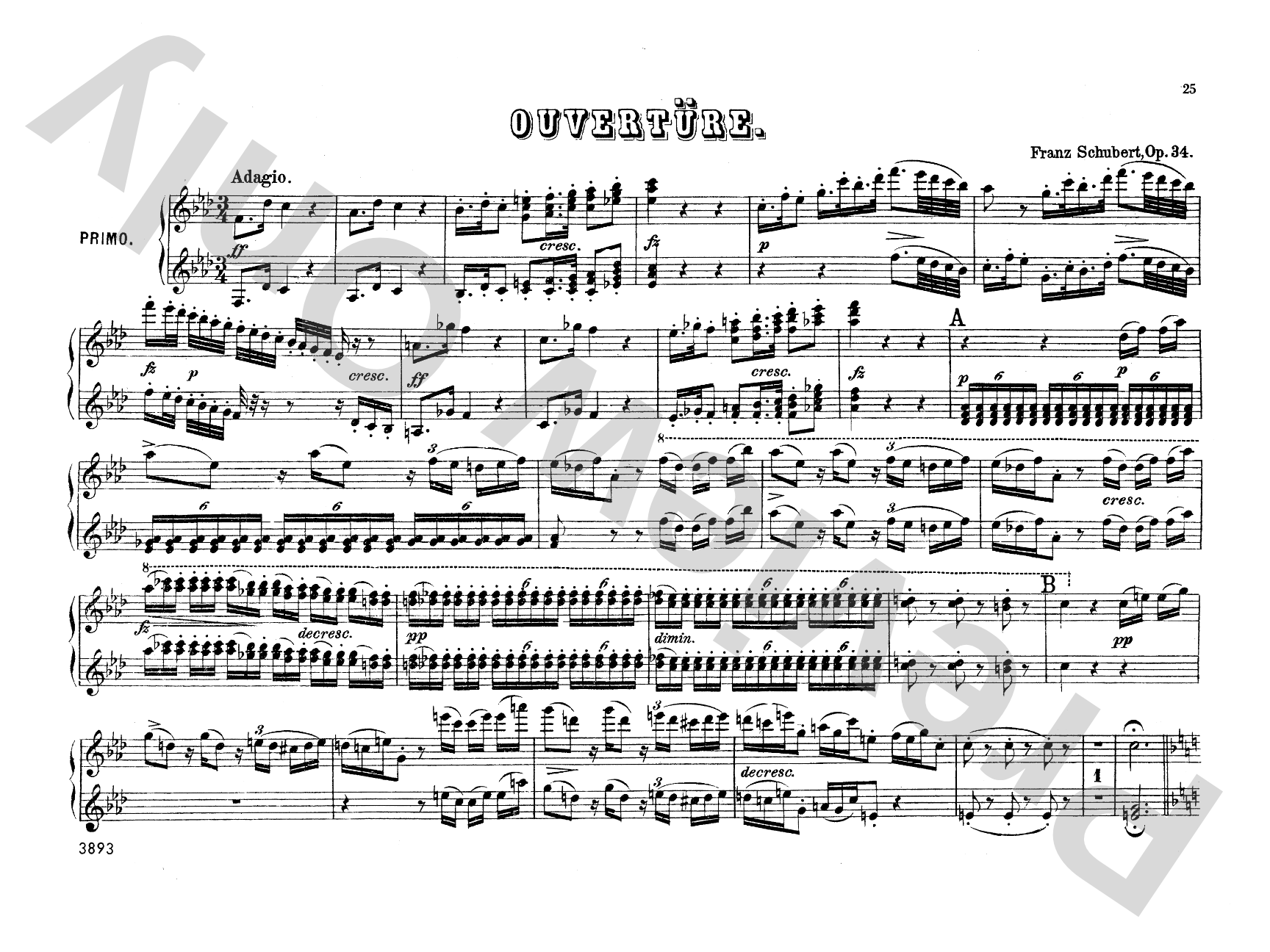 Schubert: Original Compositions for Four Hands, Volume V