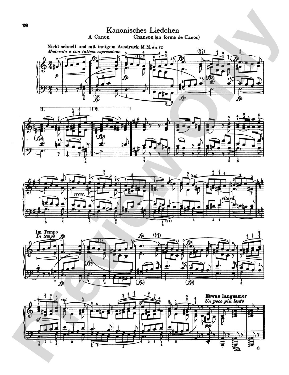 Schumann: Album for the Young, Op. 68