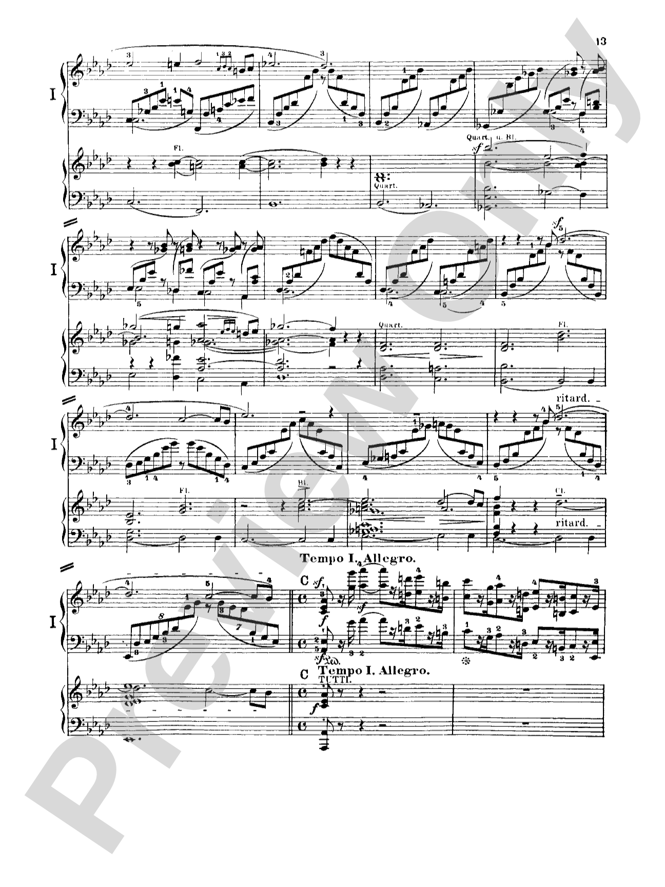 Schumann: Piano Concerto in A Minor, Op. 54: Piano Duo (2 Pianos, 4 Hands) Book (2 copies required)