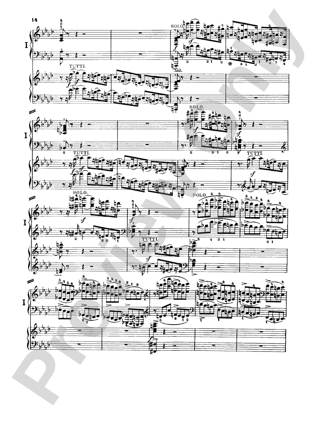 Schumann: Piano Concerto in A Minor, Op. 54: Piano Duo (2 Pianos, 4 Hands) Book (2 copies required)