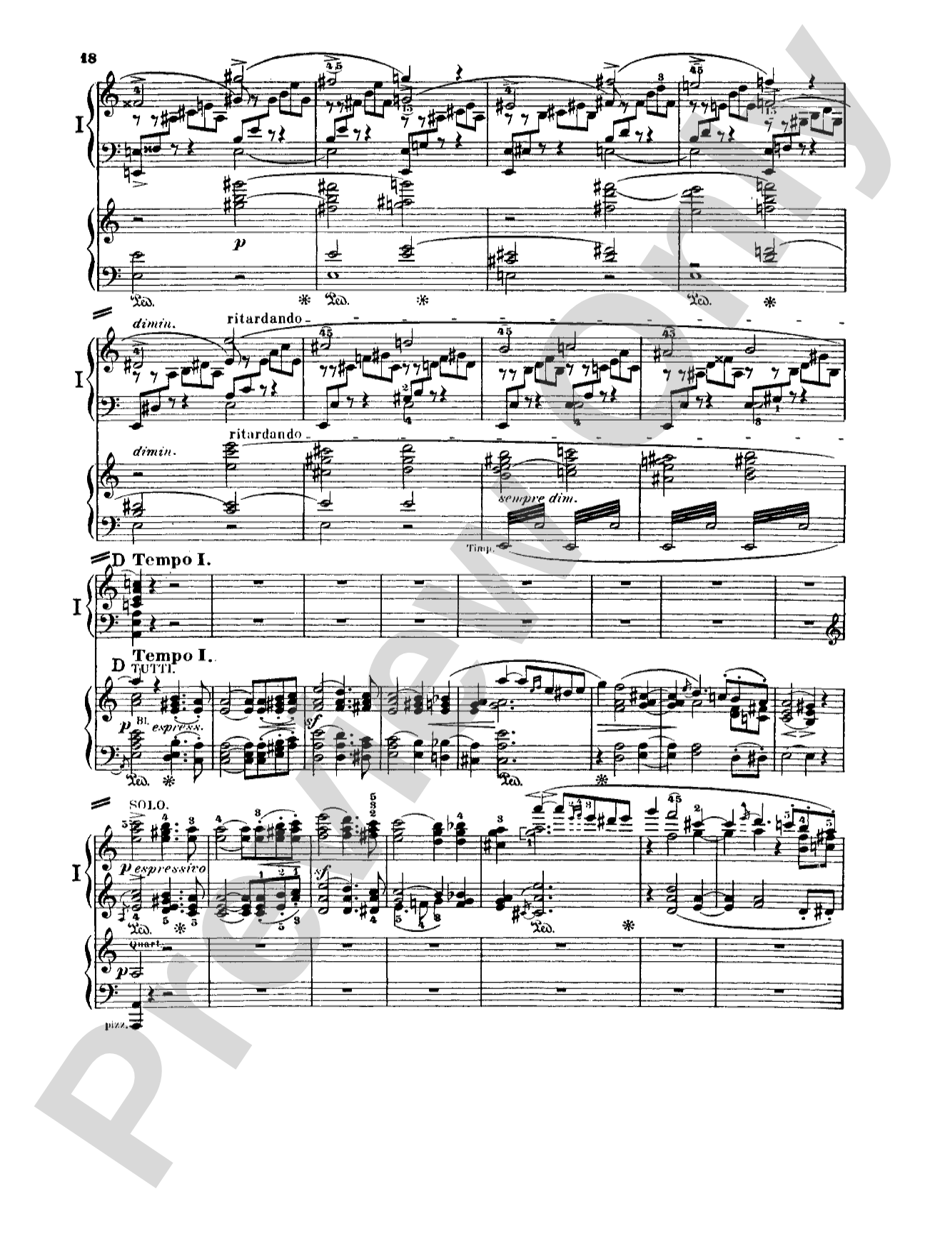 Schumann: Piano Concerto in A Minor, Op. 54: Piano Duo (2 Pianos, 4 Hands) Book (2 copies required)