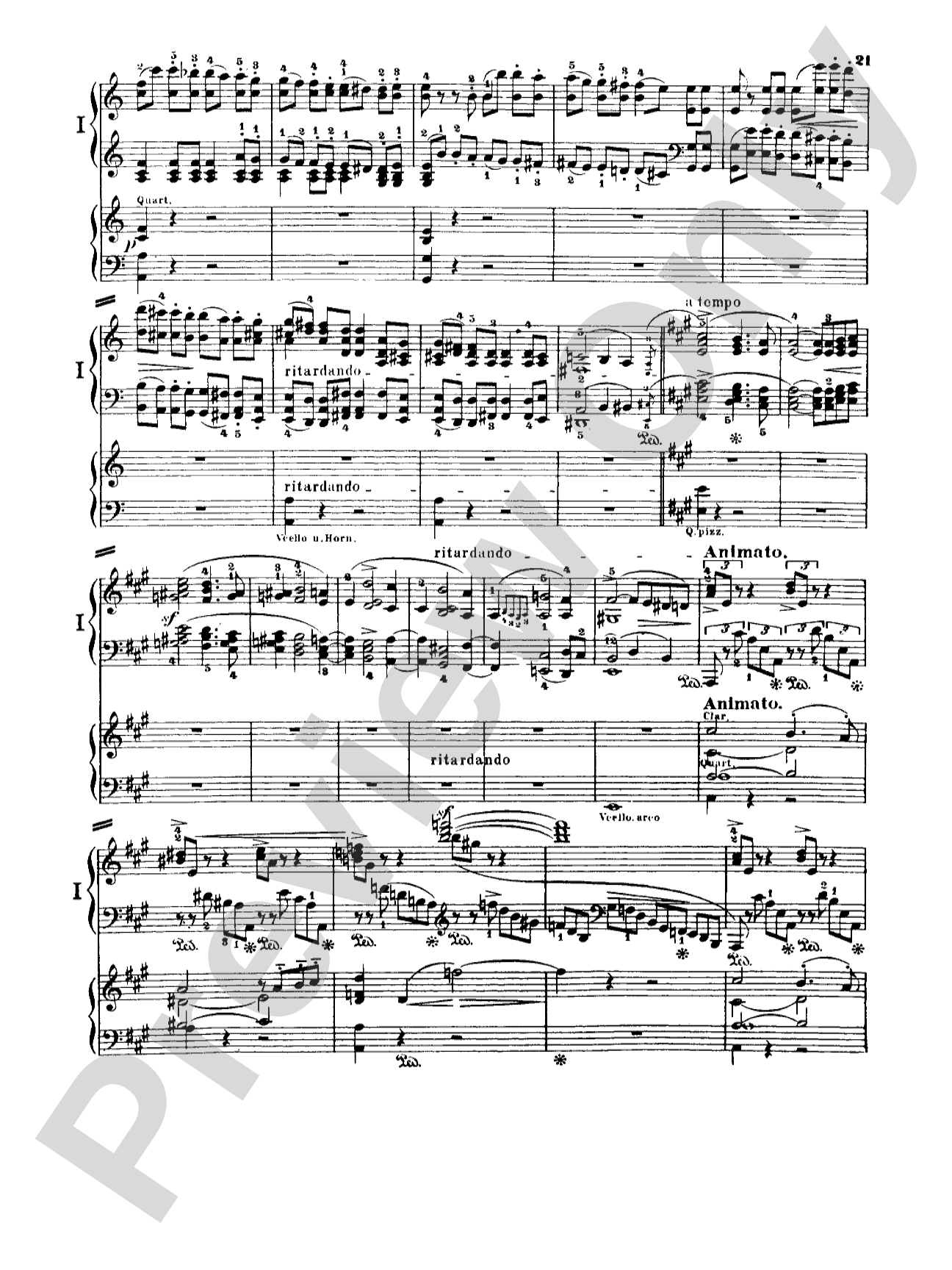 Schumann: Piano Concerto in A Minor, Op. 54: Piano Duo (2 Pianos, 4 Hands) Book (2 copies required)