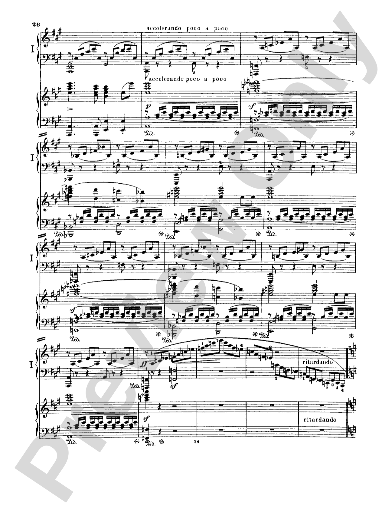 Schumann: Piano Concerto in A Minor, Op. 54: Piano Duo (2 Pianos, 4 Hands) Book (2 copies required)