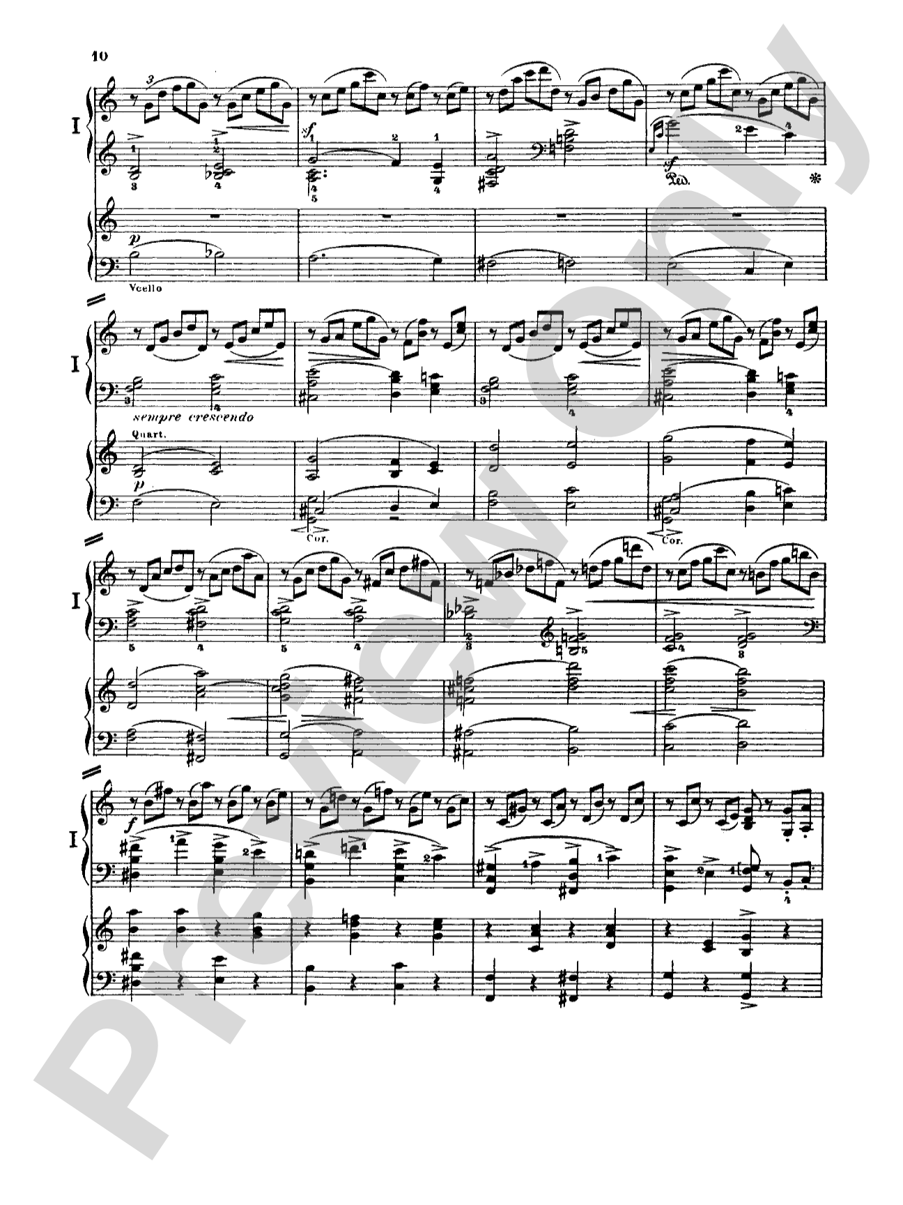 Schumann: Piano Concerto in A Minor, Op. 54: Piano Duo (2 Pianos, 4 Hands) Book (2 copies required)