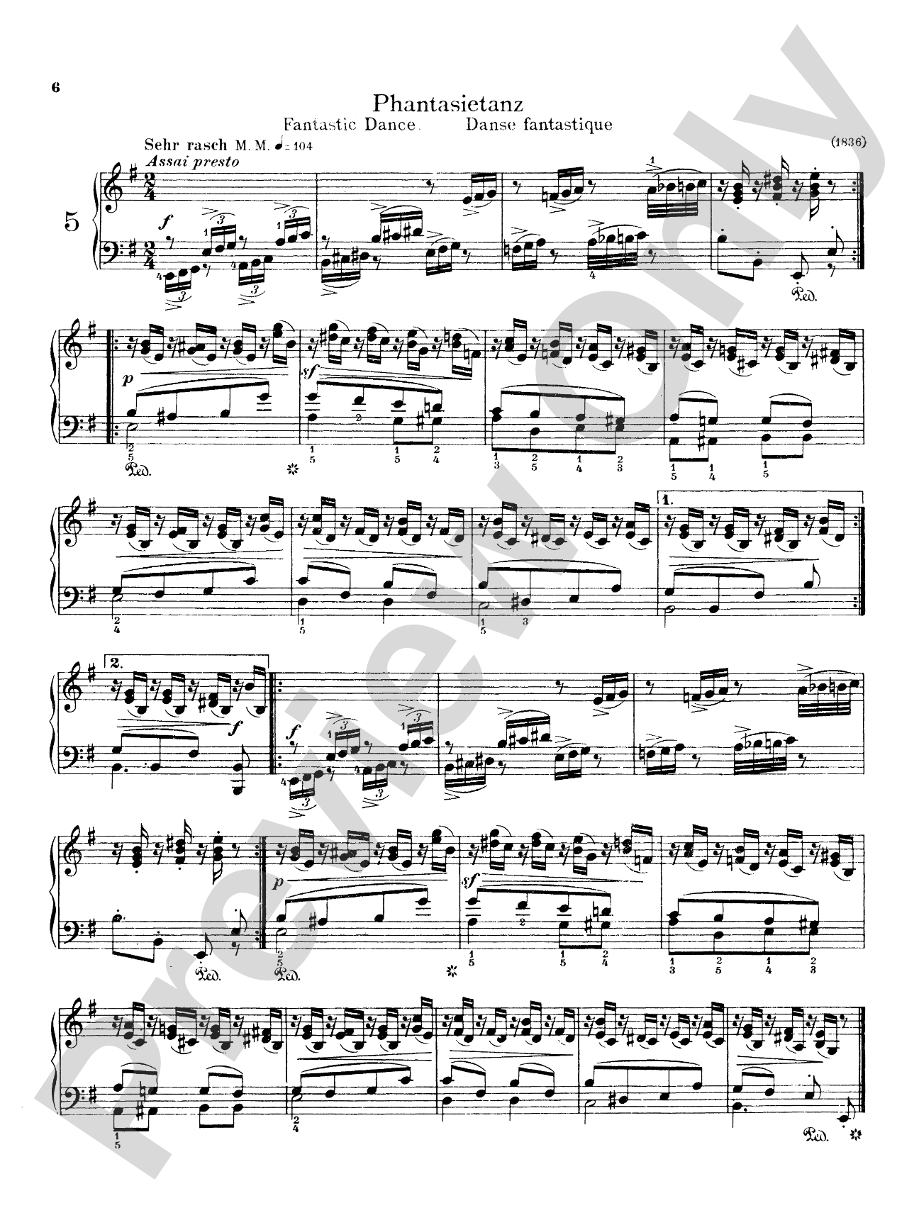 Schumann: Album Leaves (Albumblätter), Op. 124