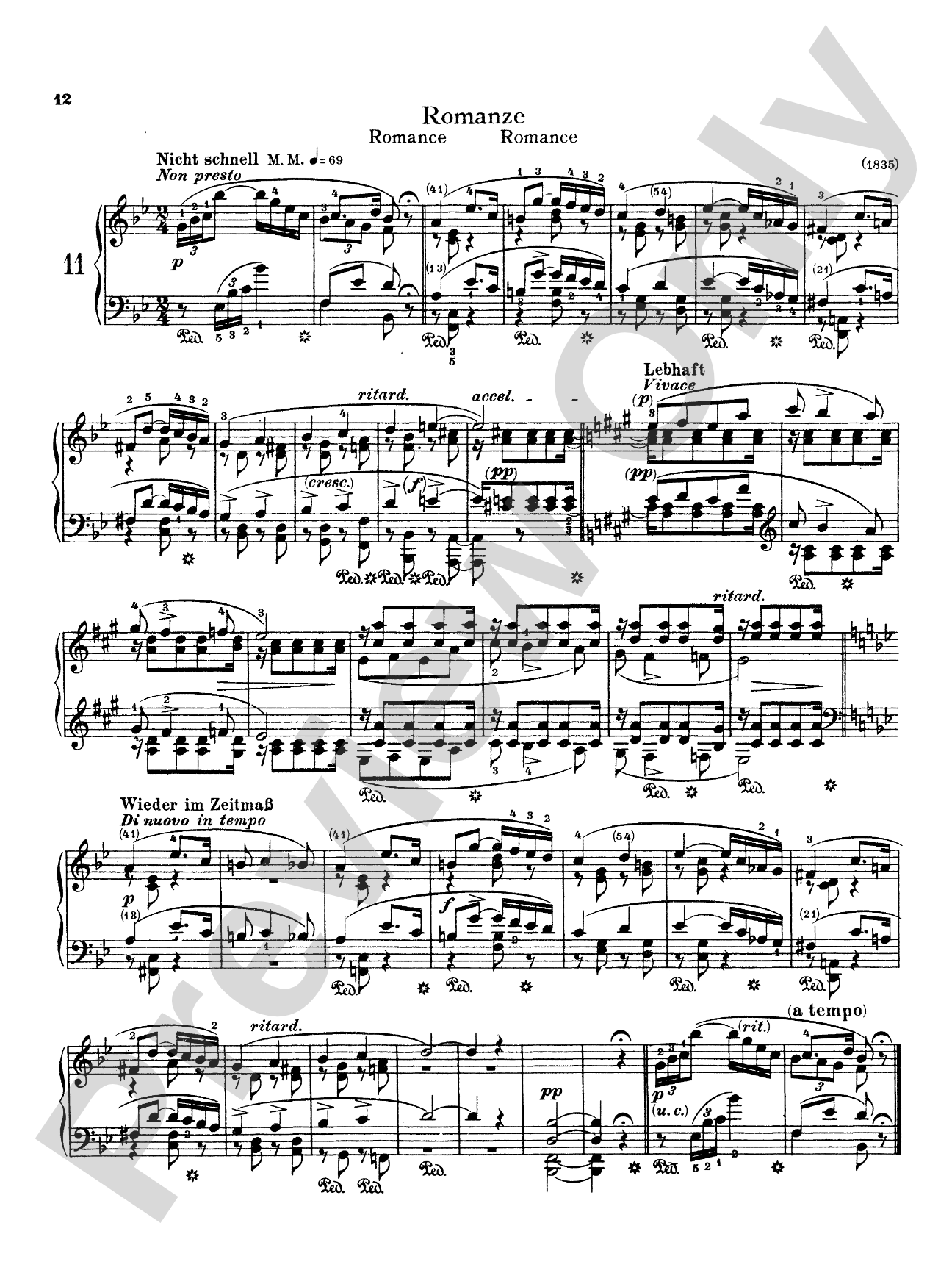 Schumann: Album Leaves (Albumblätter), Op. 124