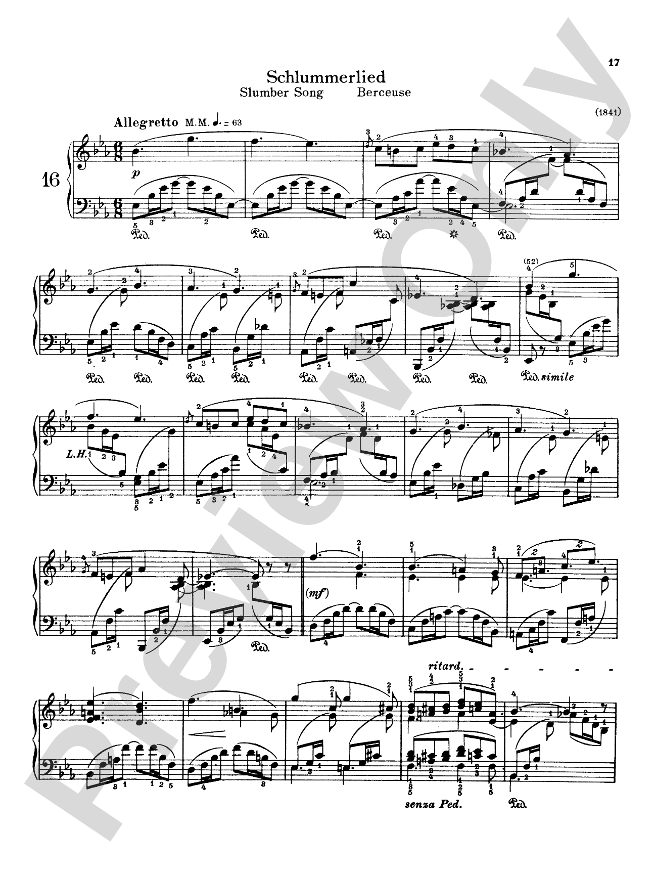 Schumann: Album Leaves (Albumblätter), Op. 124