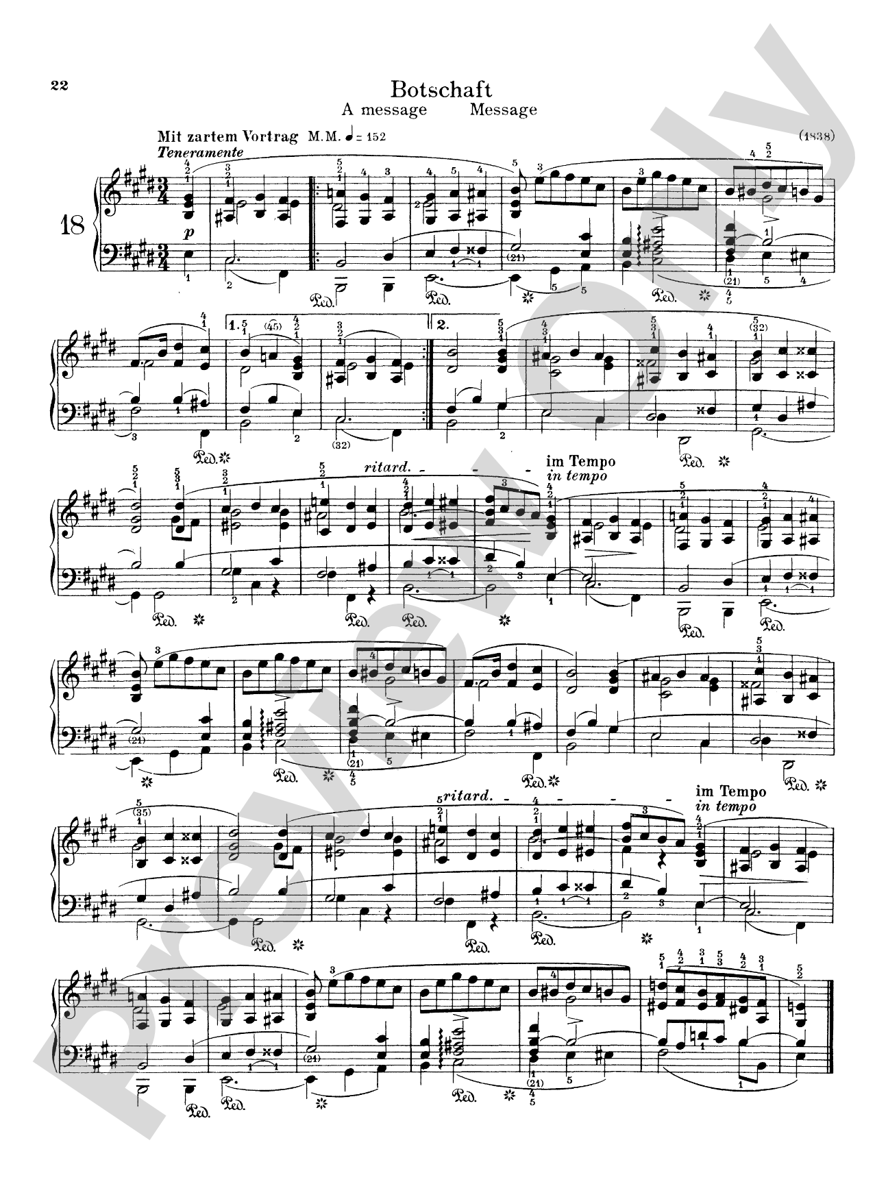 Schumann: Album Leaves (Albumblätter), Op. 124