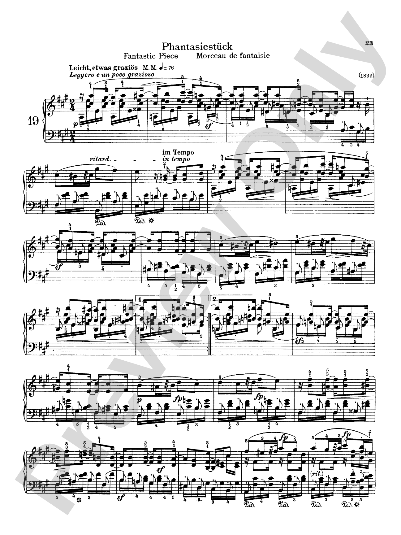 Schumann: Album Leaves (Albumblätter), Op. 124