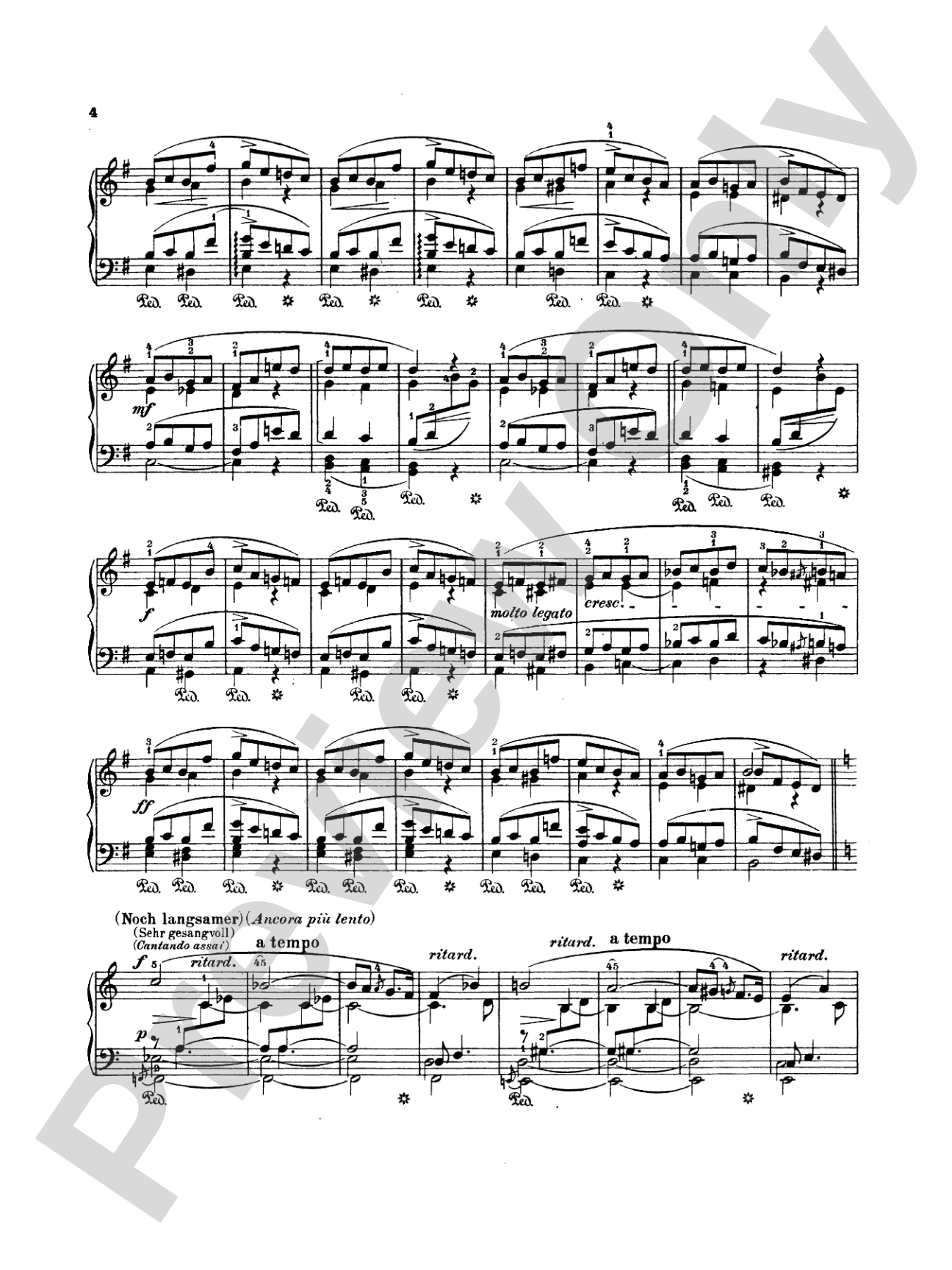 Schumann: Arabesque: Piano