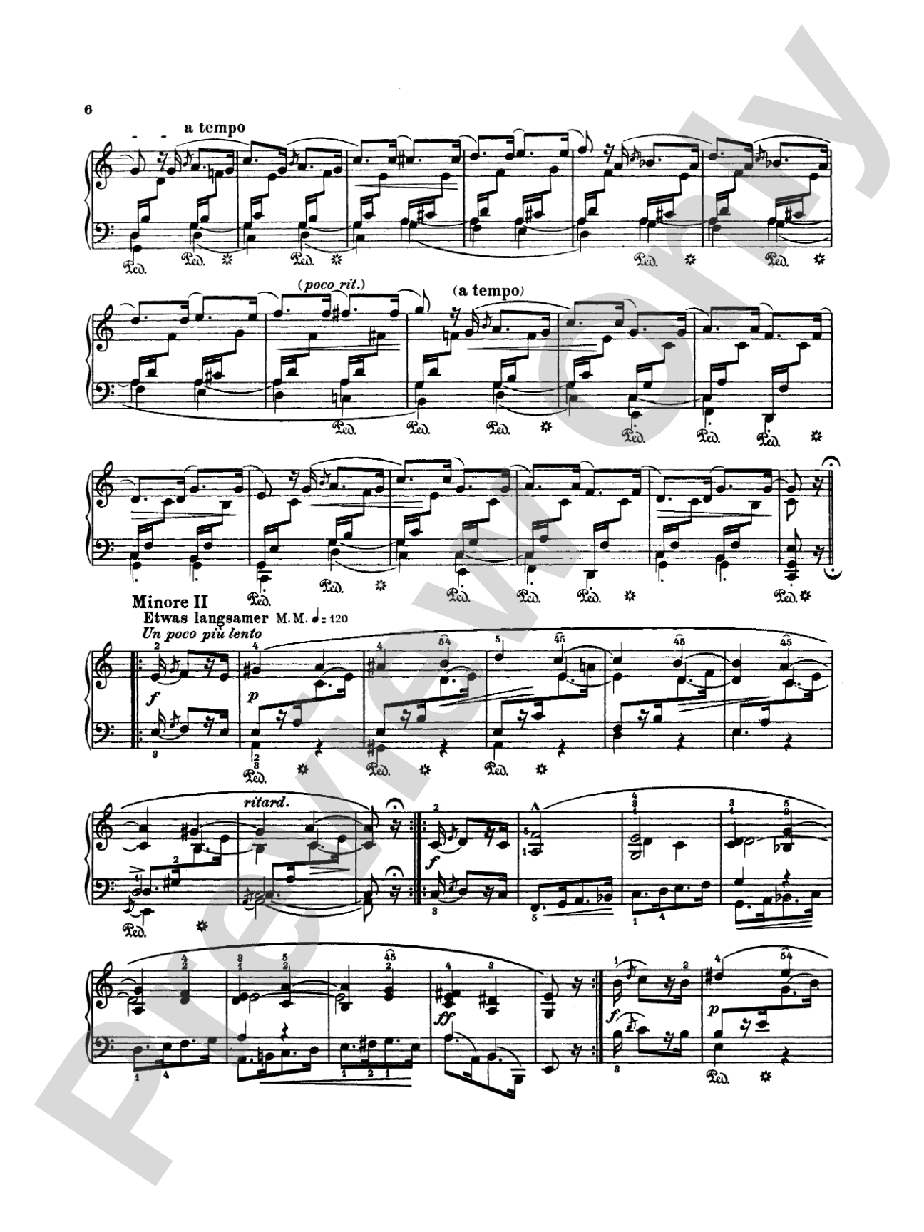 Schumann: Arabesque: Piano