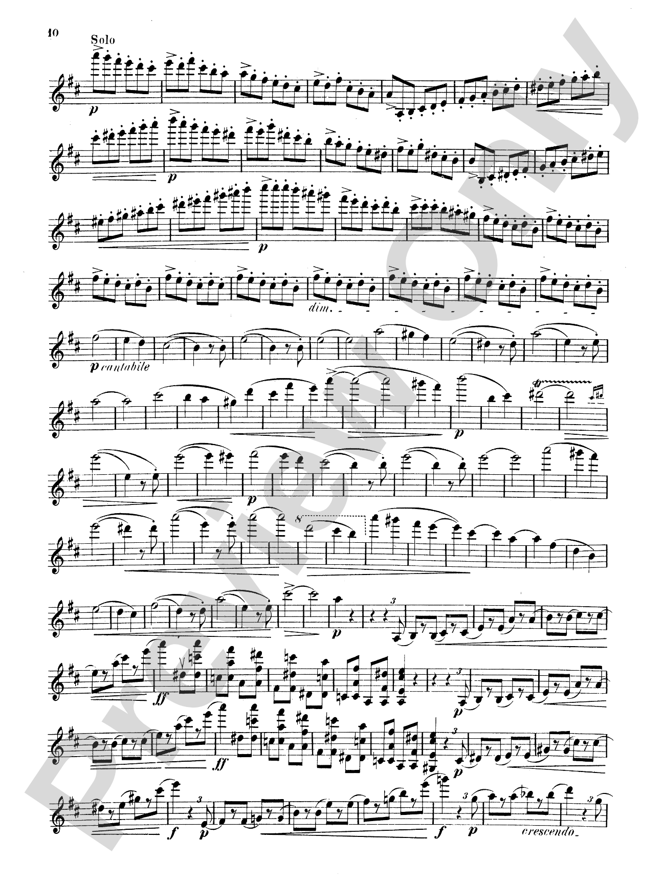 Strauss: Violin Concerto, Op. 8: Violin Book