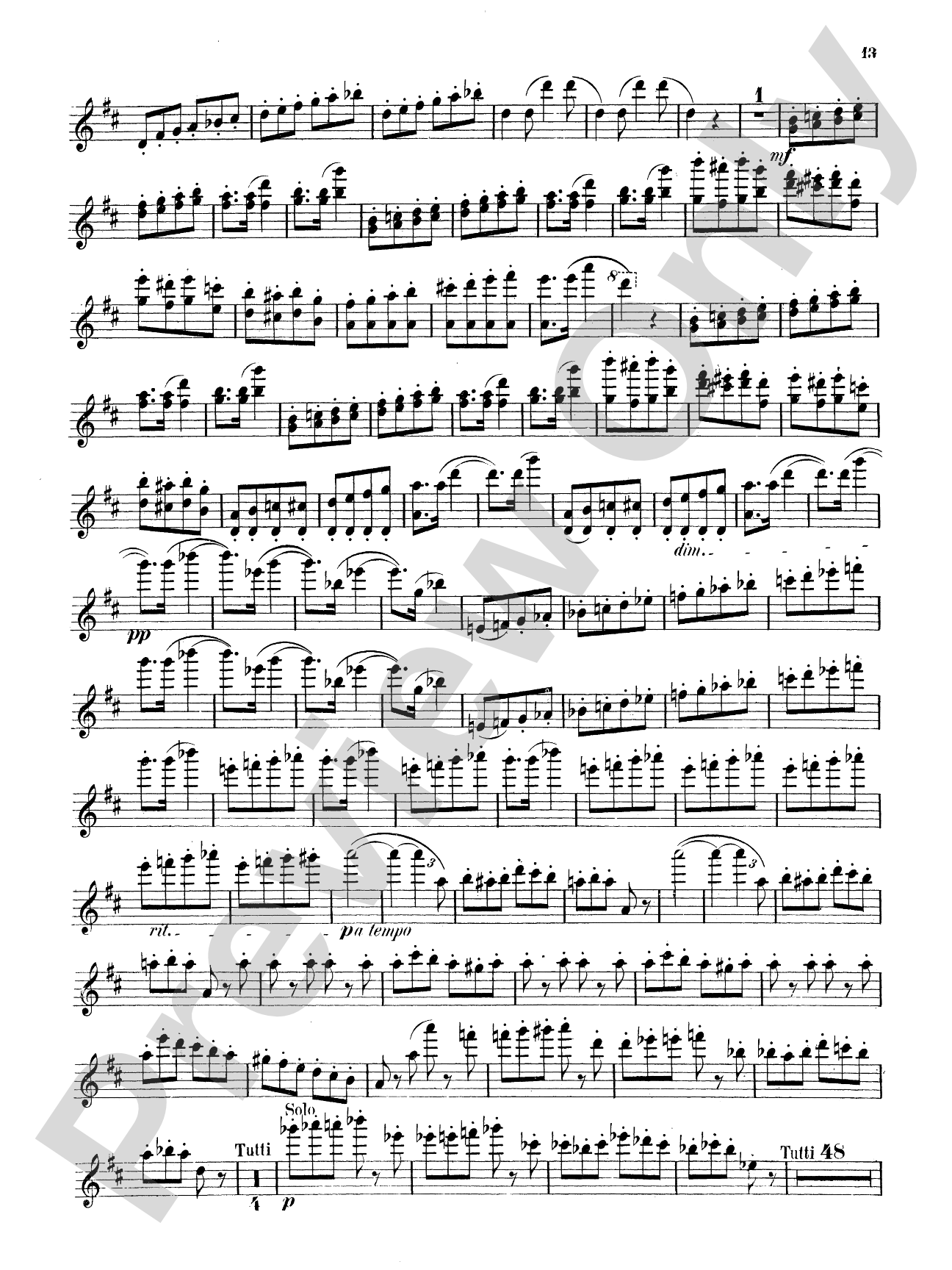 Strauss: Violin Concerto, Op. 8: Violin Book